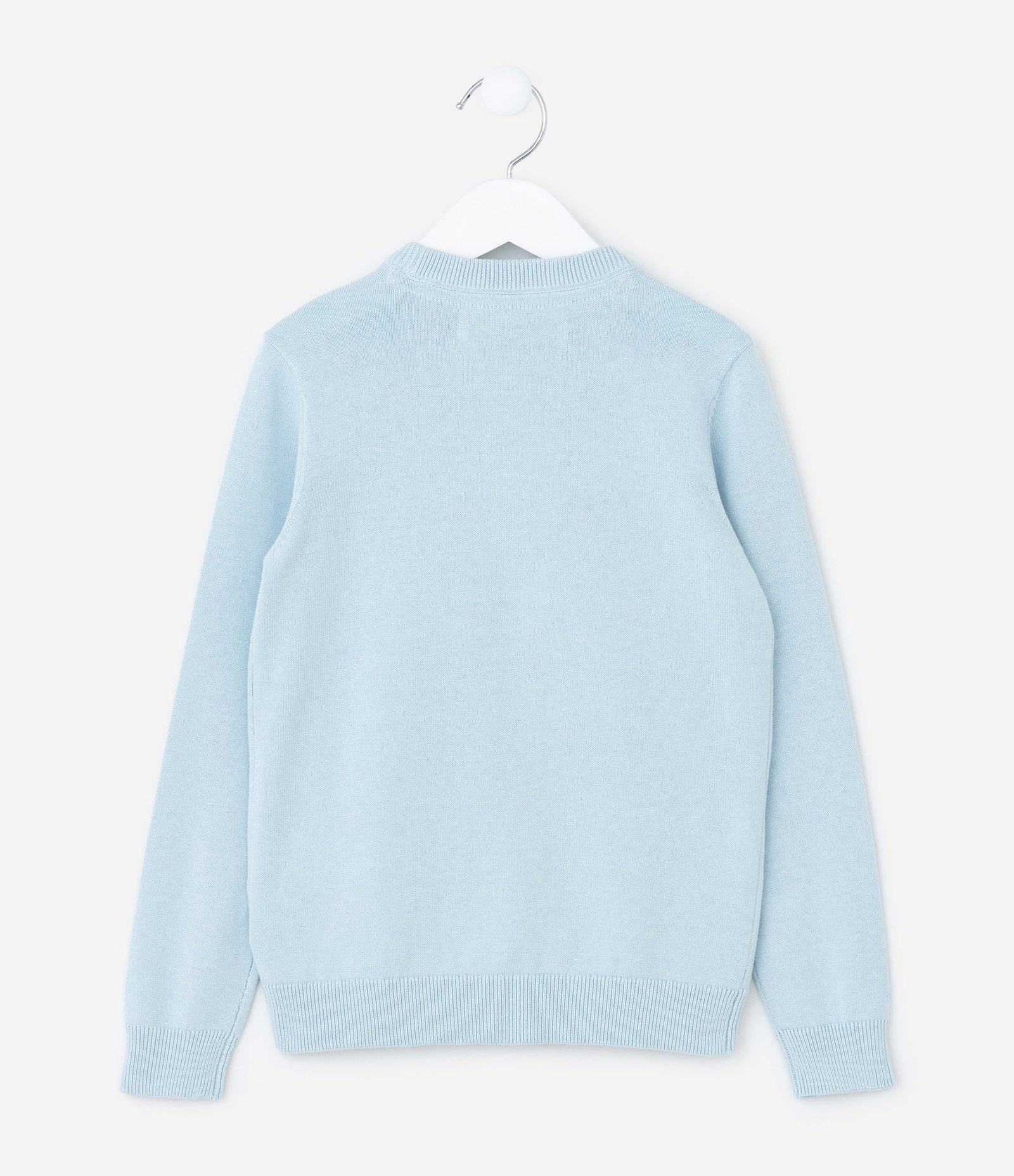 Blusão Infantil em Algodão com Estampa de Cereja - Tam 5 a 14 Anos Azul 2