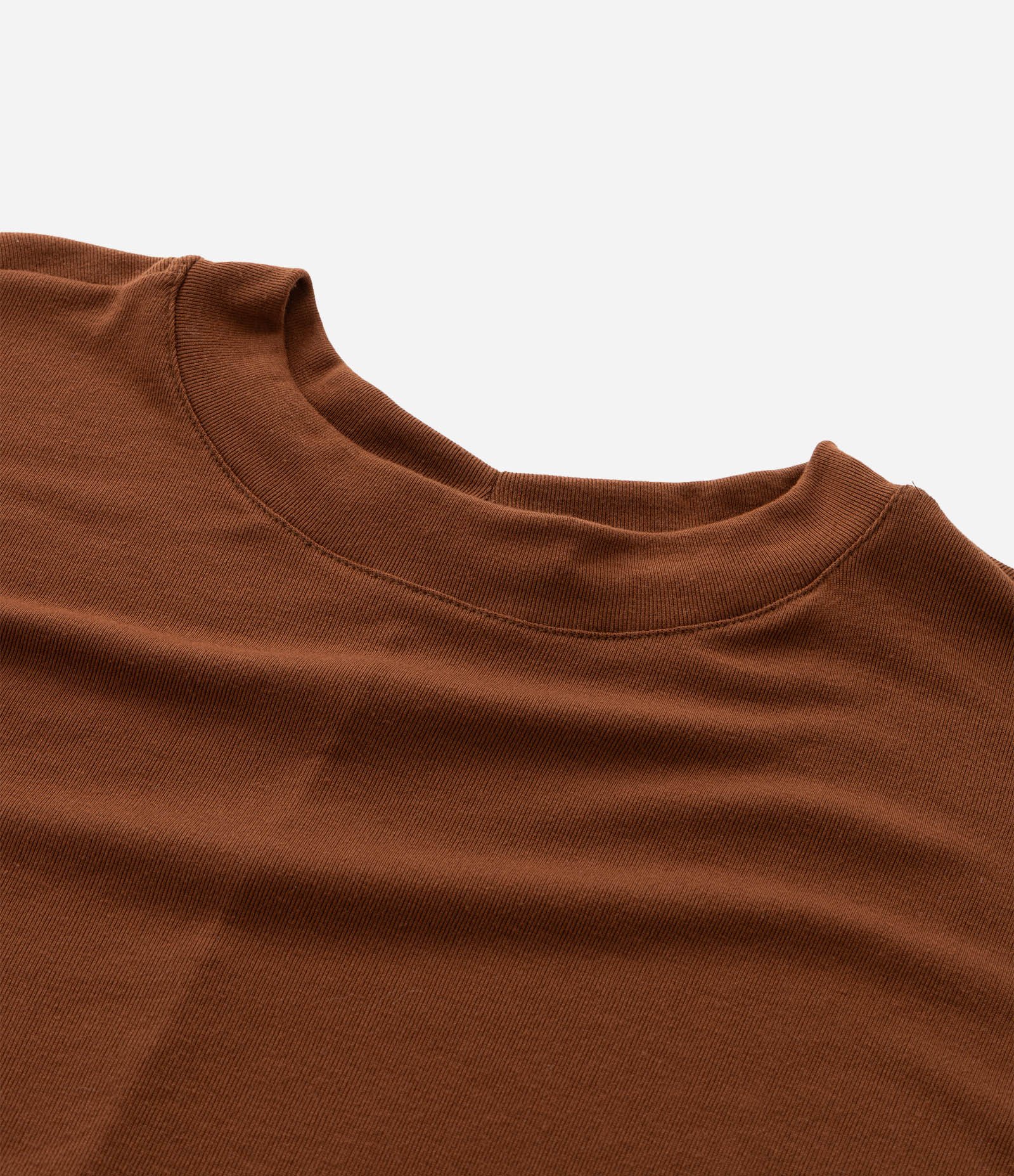 Blusa Básica em Ribana e sem Cava Curve & Plus Size Marrom 4