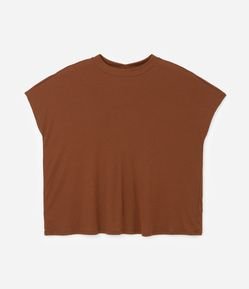 Blusa Básica em Ribana e sem Cava Curve & Plus Size