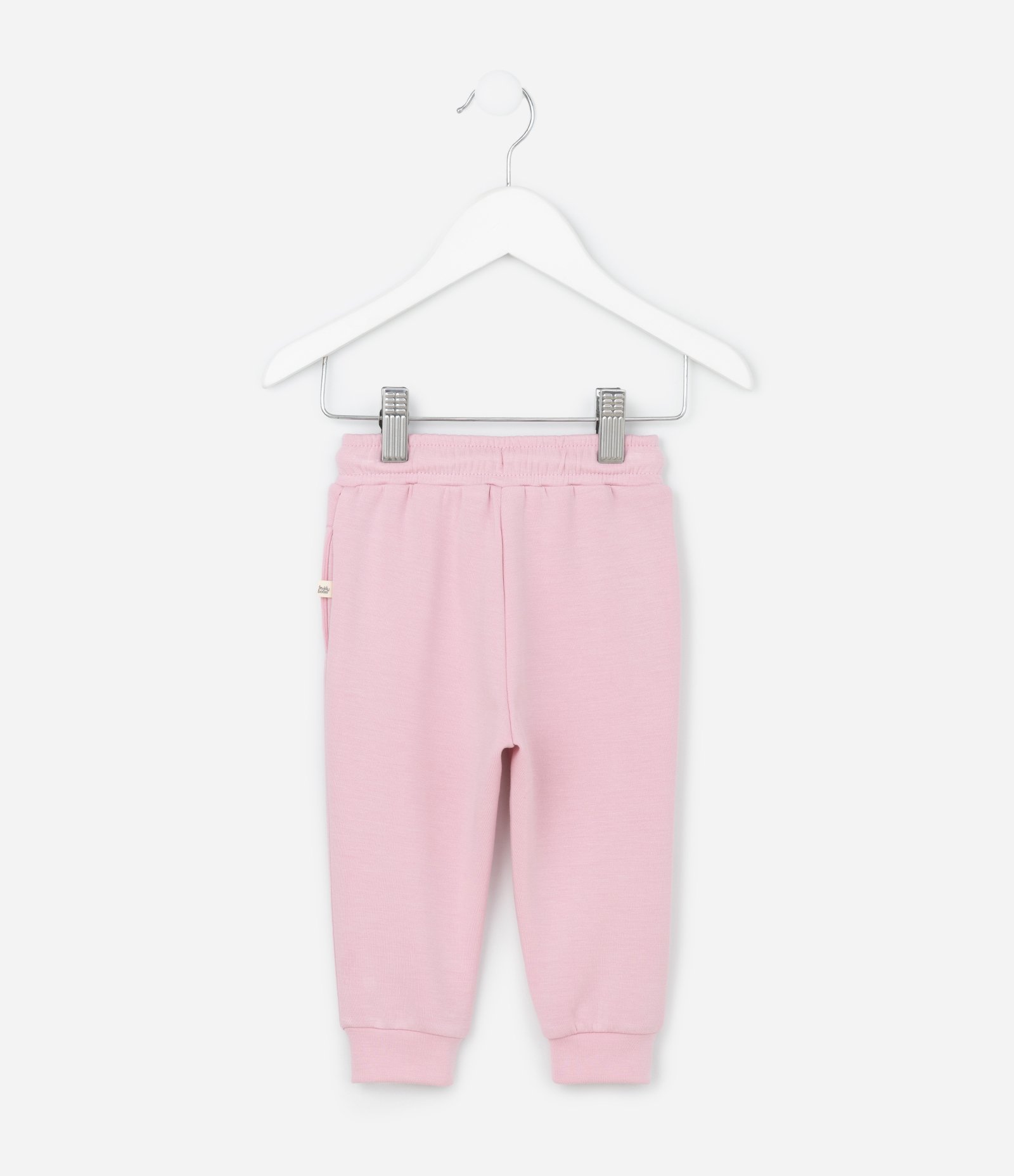 Calça Infantil Jogger em Modal - Tam RN a 18 Meses Rosa 2