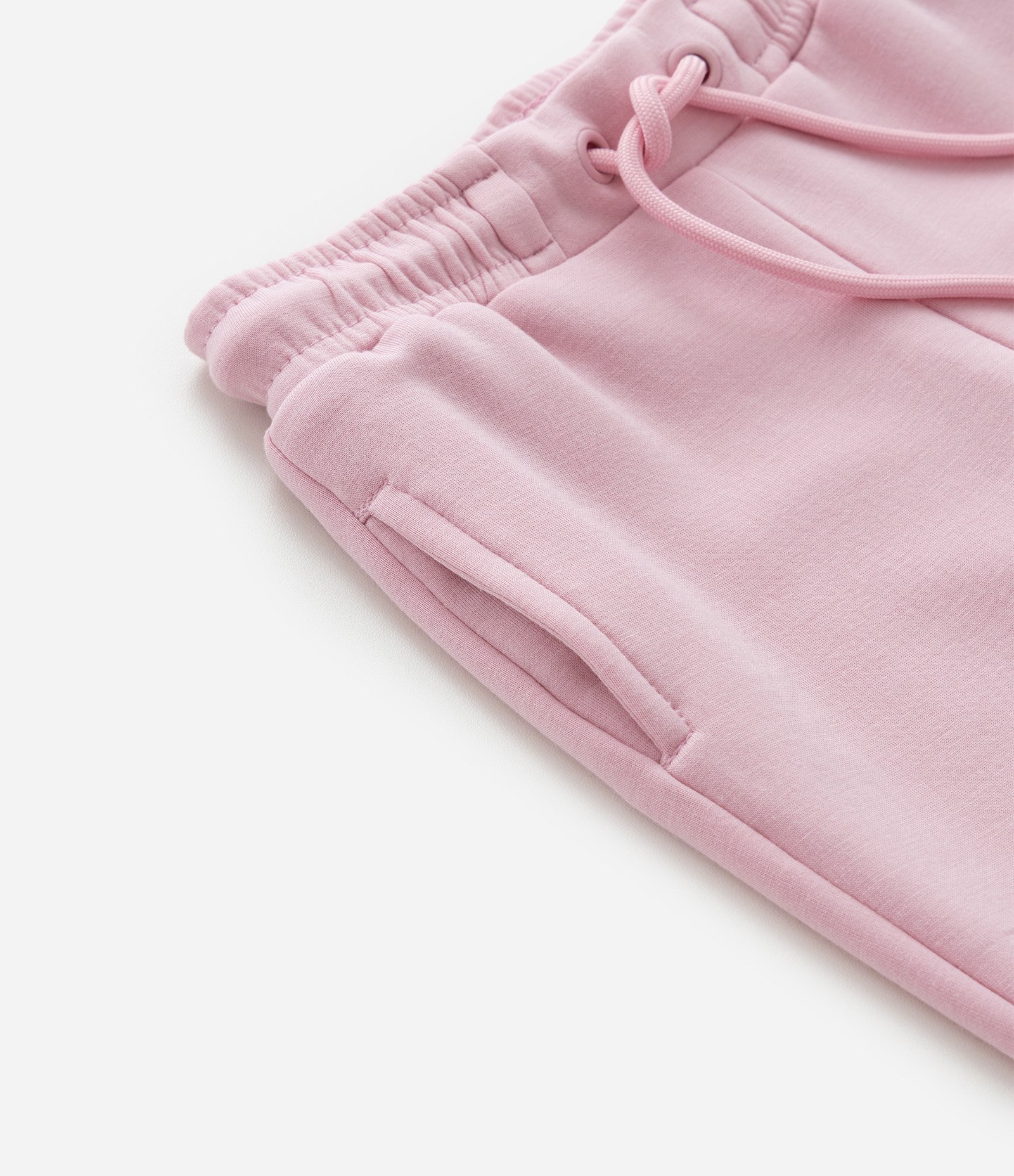 Calça Infantil Jogger em Modal - Tam RN a 18 Meses Rosa 5
