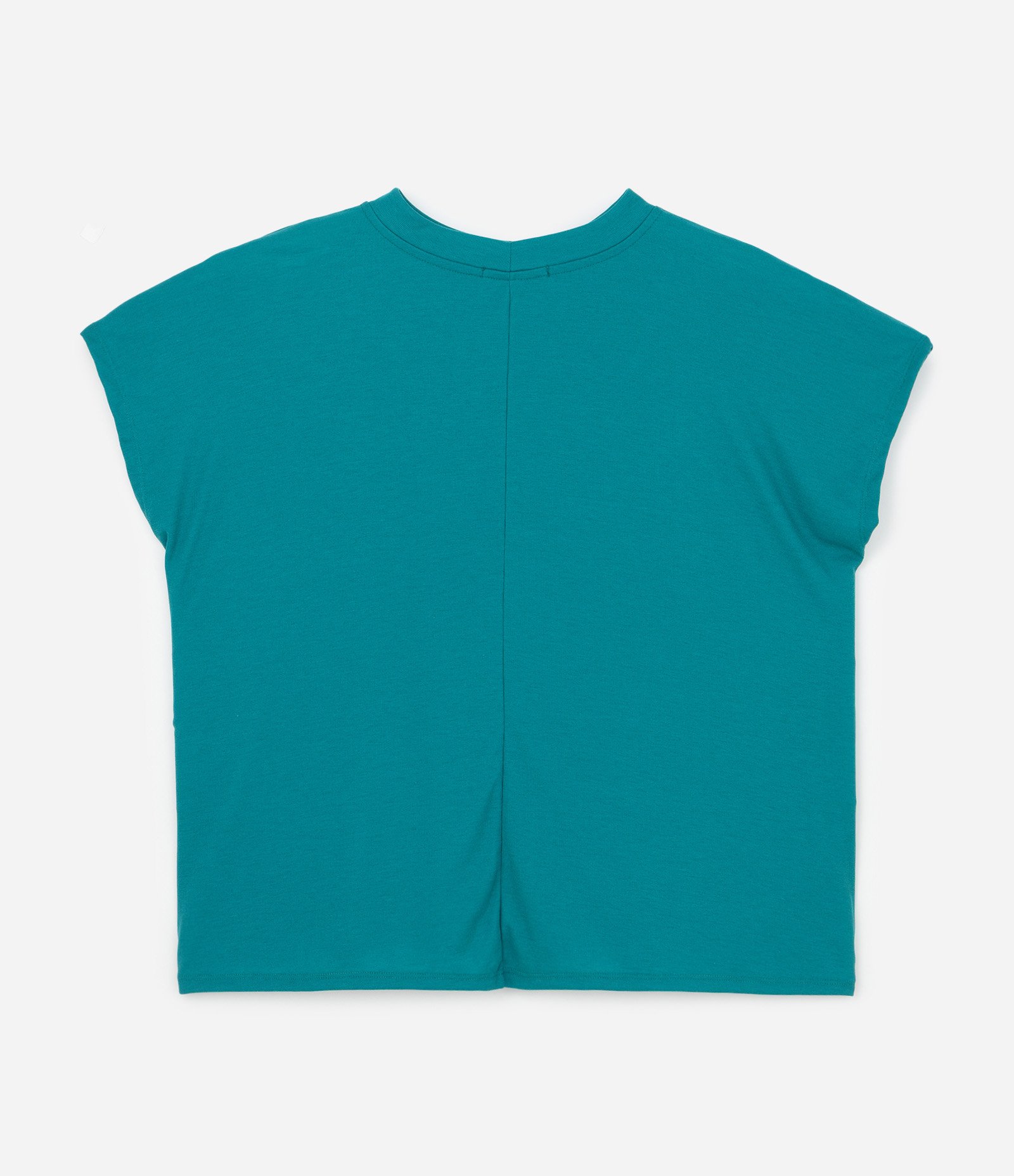 Blusa Básica em Ribana e sem Cava Curve & Plus Size Verde 4