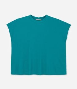 Blusa Básica em Ribana e sem Cava Curve & Plus Size