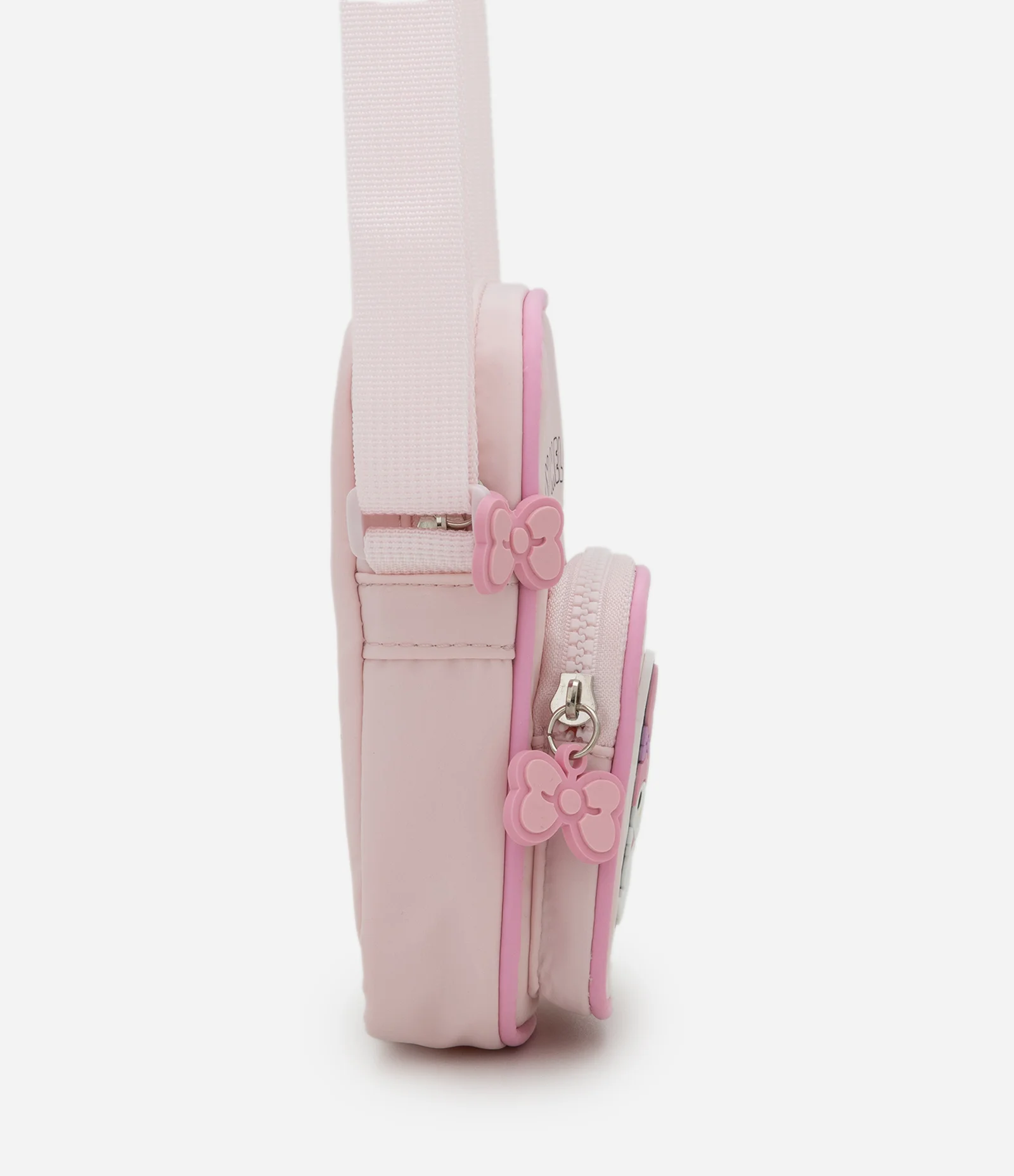 Bolsa Shoulder Infantil com Patch My Melody – Tam U Rosa Claro 2