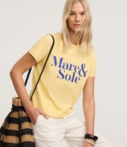 Blusa em Algodão com Estampa Marie & Sole