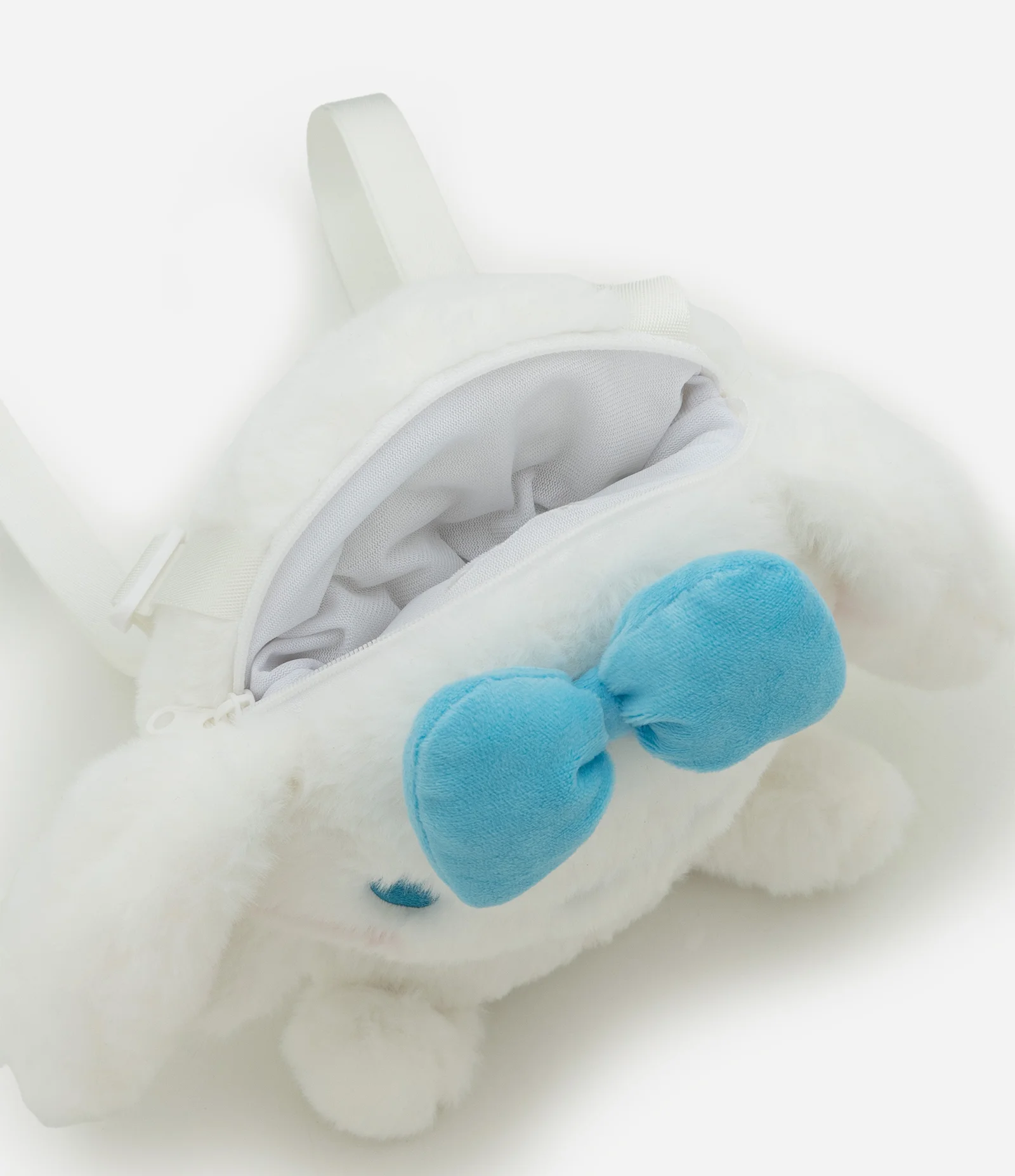 Mochila Infantil Peluciada com Personagem Cinnamoroll – Tam U Branco 2