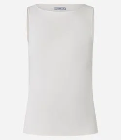 Blusa Regata com Gola Halter em Poliamida