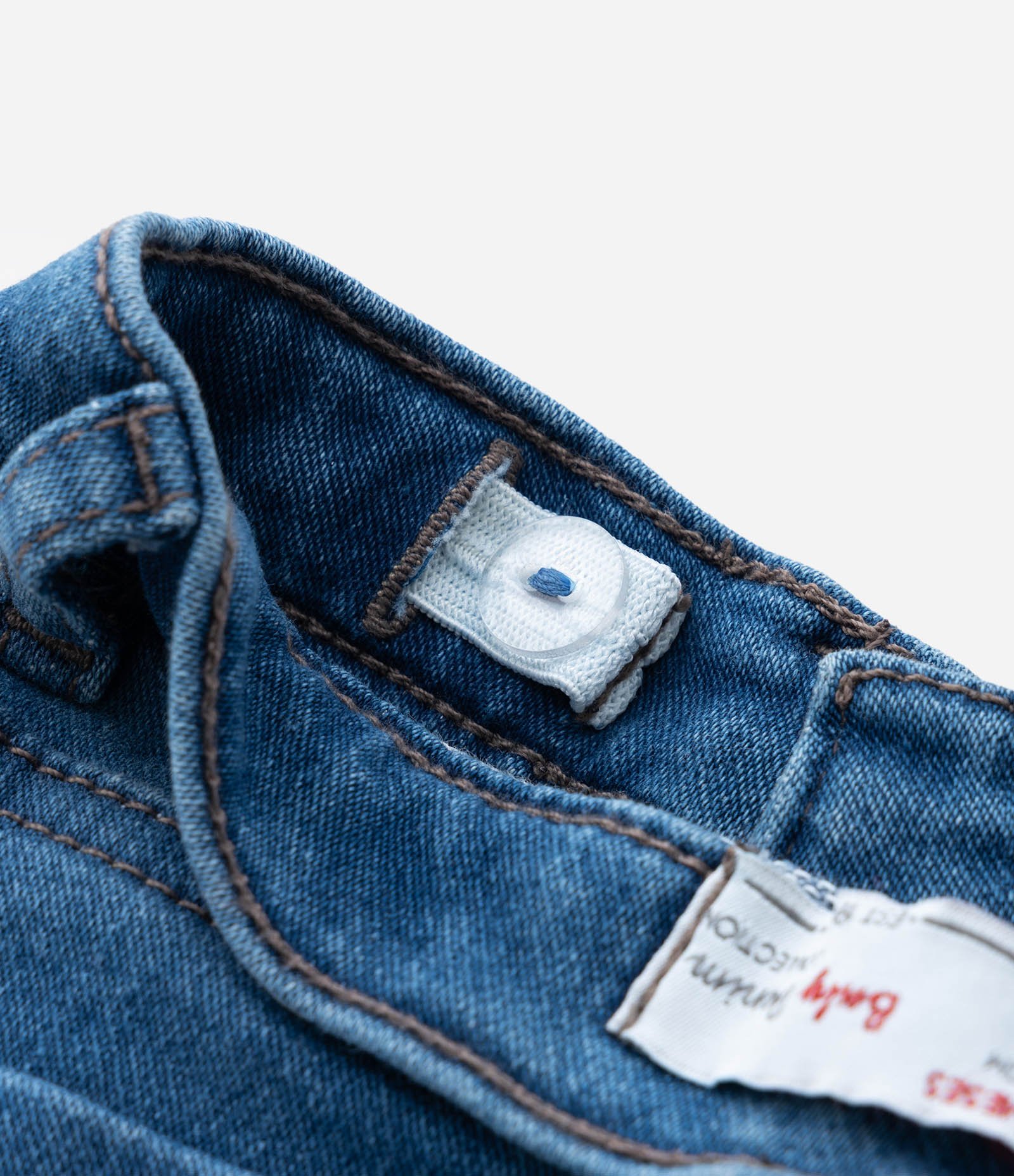 Calça Skinny Infantil em Jeans - Tam 0 a 18 Meses Azul 6