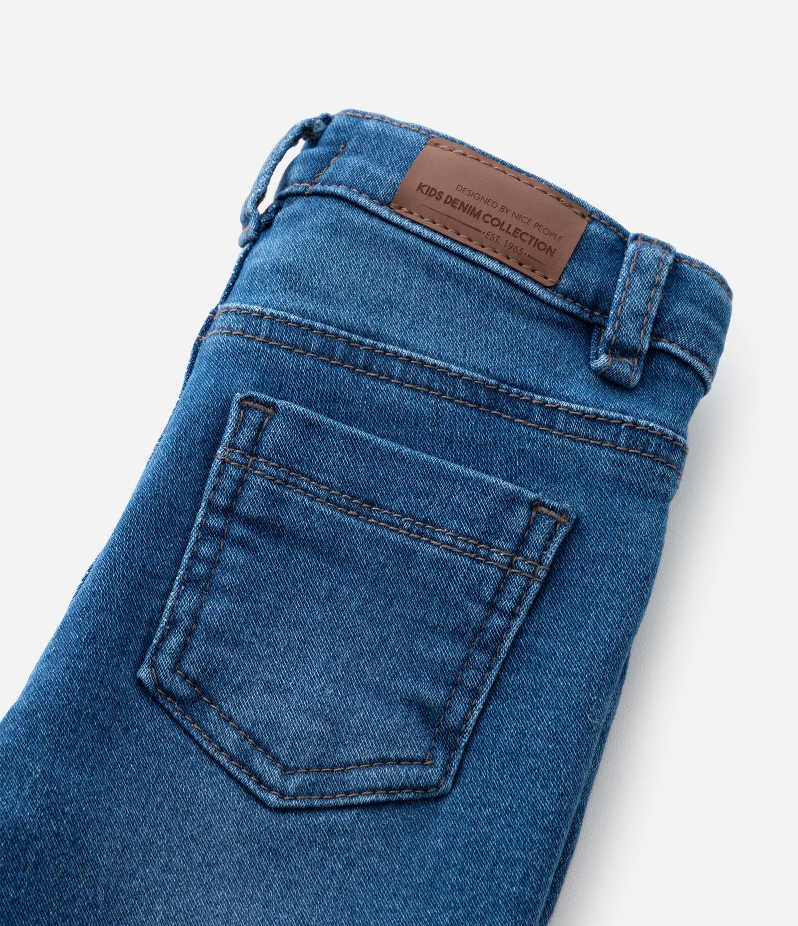 Calça Skinny Infantil em Jeans - Tam 0 a 18 Meses Azul 8