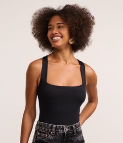 Body em Ribana com Alças Cruzadas