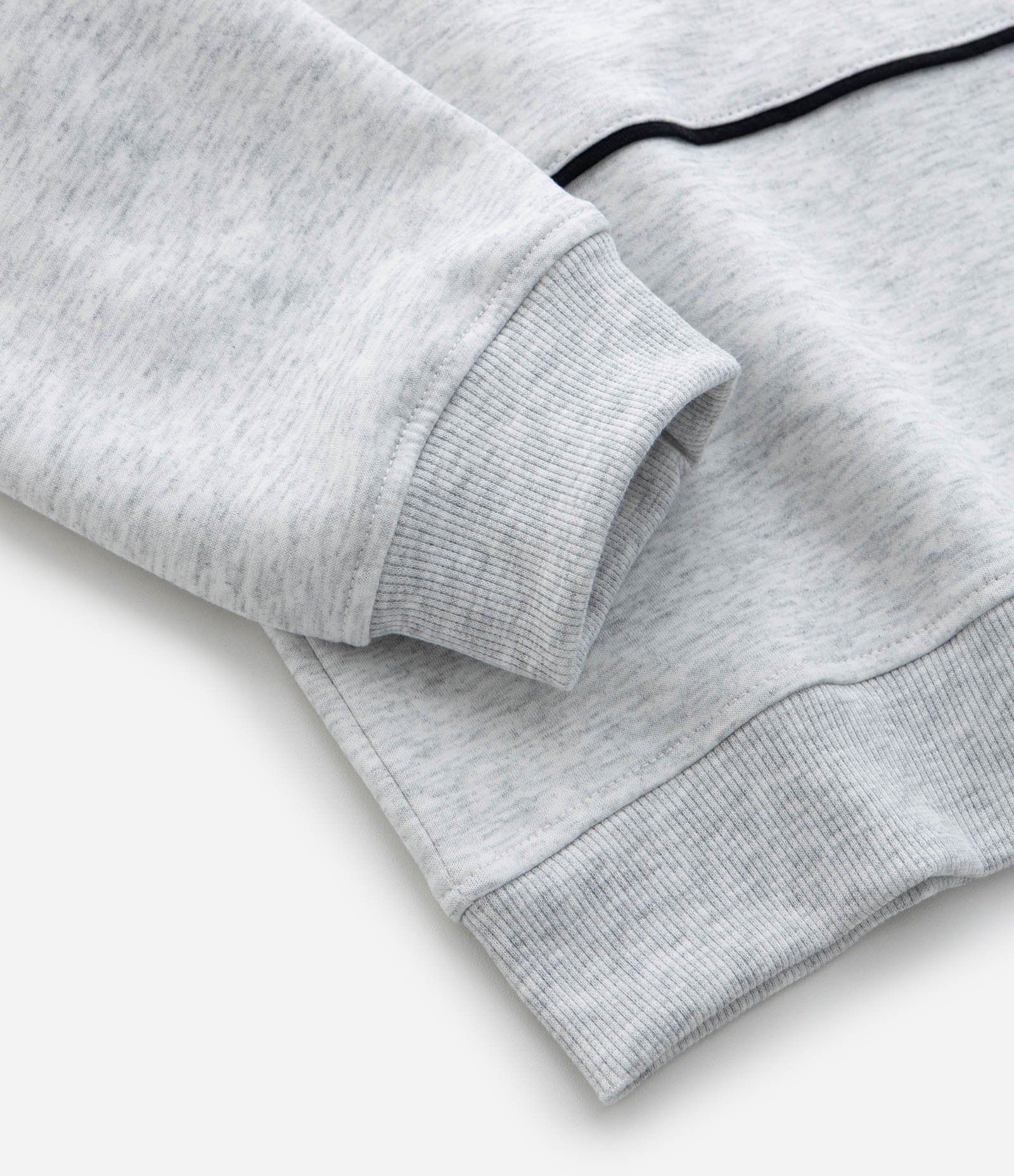 Casaco Infantil Regular com Zíper e gola Alta – Tam 7 a 16 Anos Cinza Claro 5