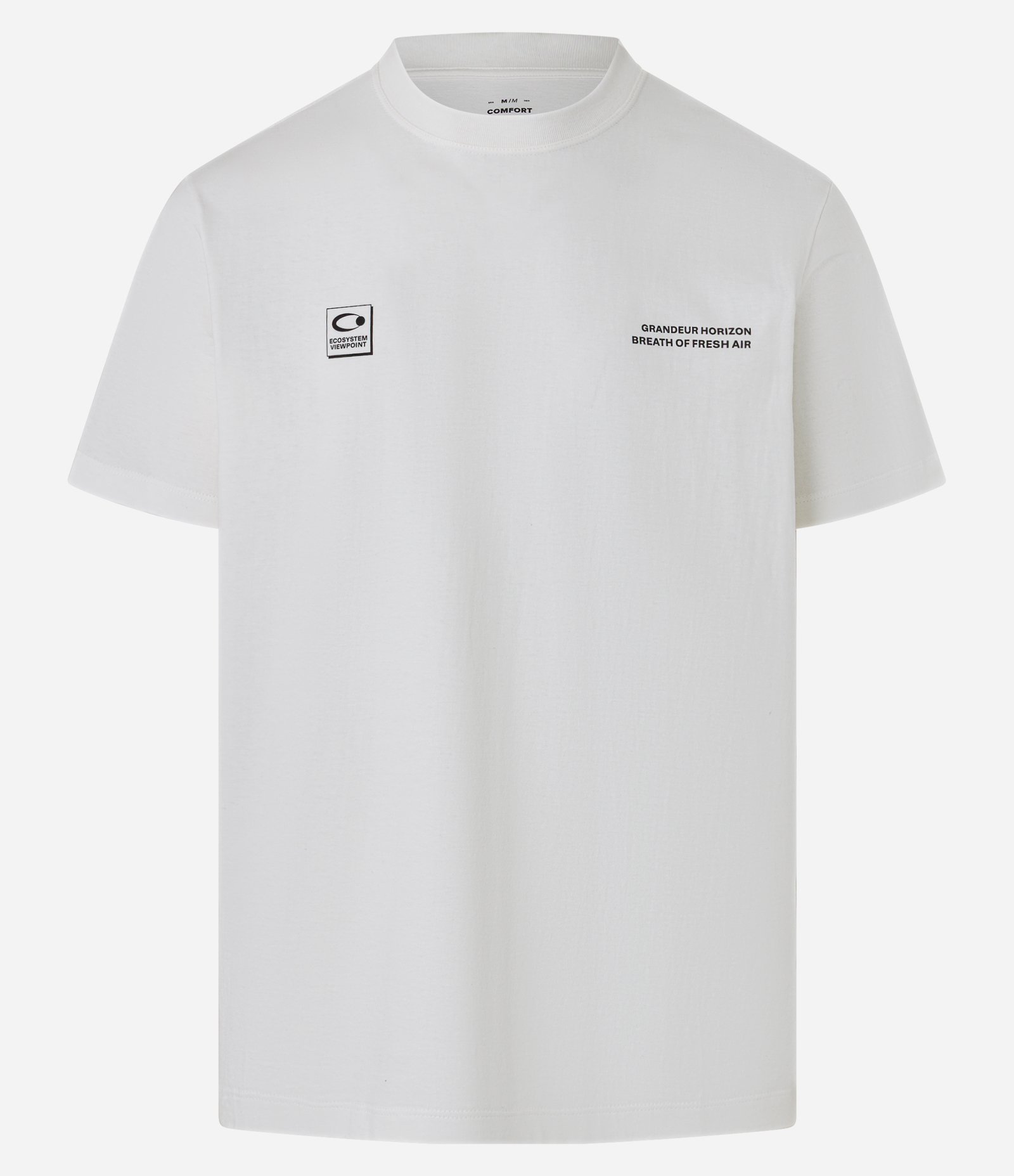 Camiseta Comfort em Malhão com Estampa Photoprint Branco 5