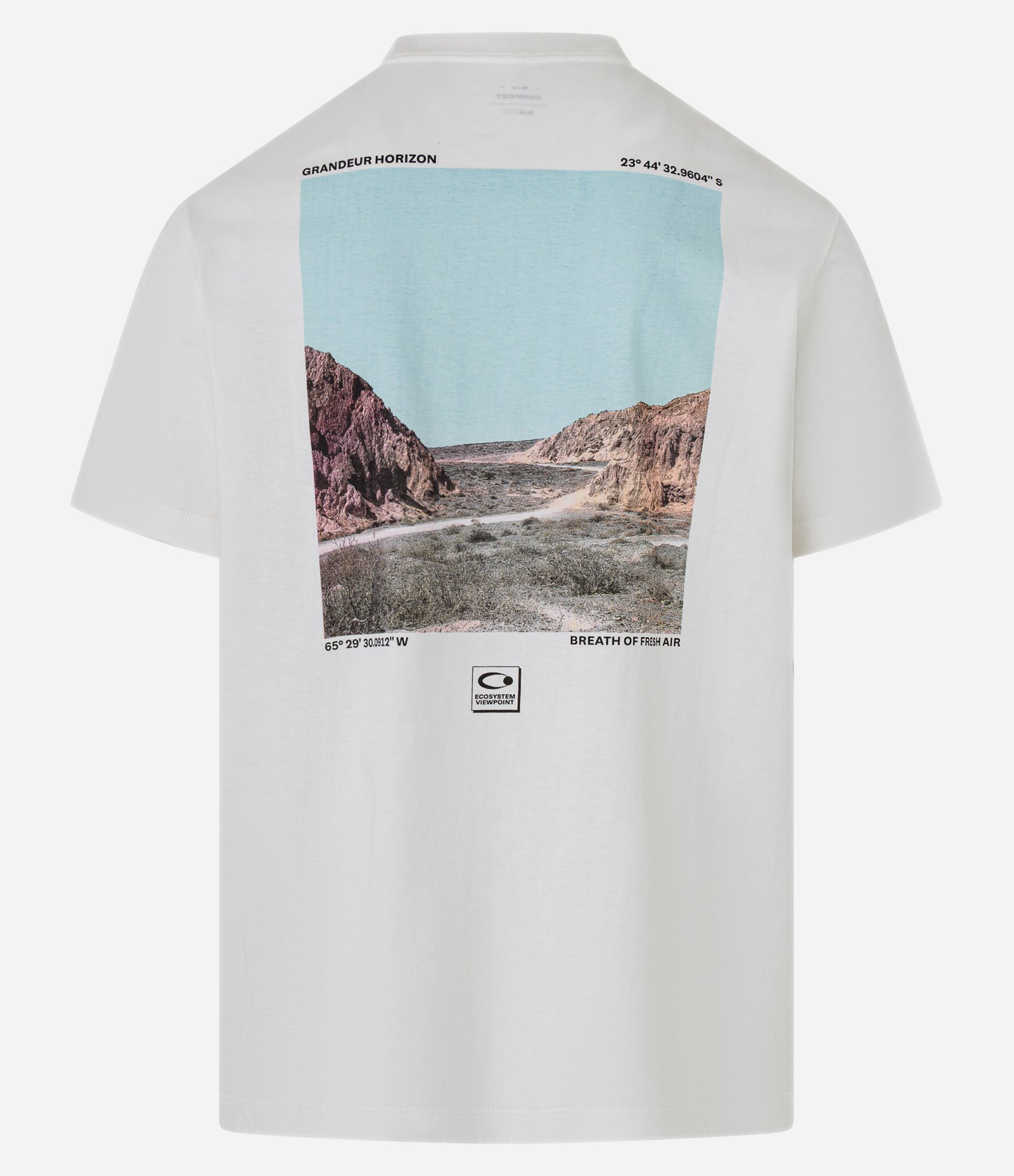 Camiseta Comfort em Malhão com Estampa Photoprint Branco 6