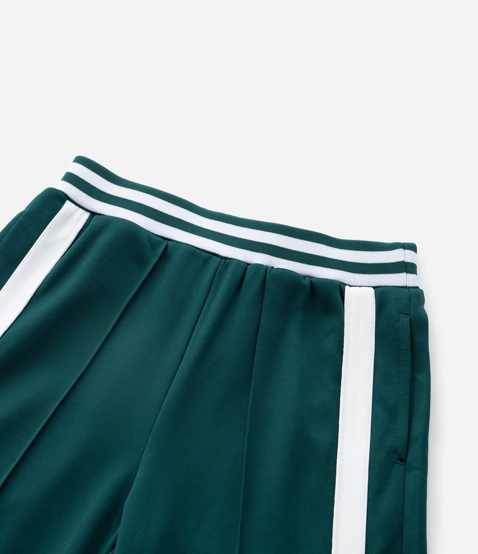 Calça Infantil Wide com Listras e Abertura Lateral – Tam 5 a 14 Anos Verde 5