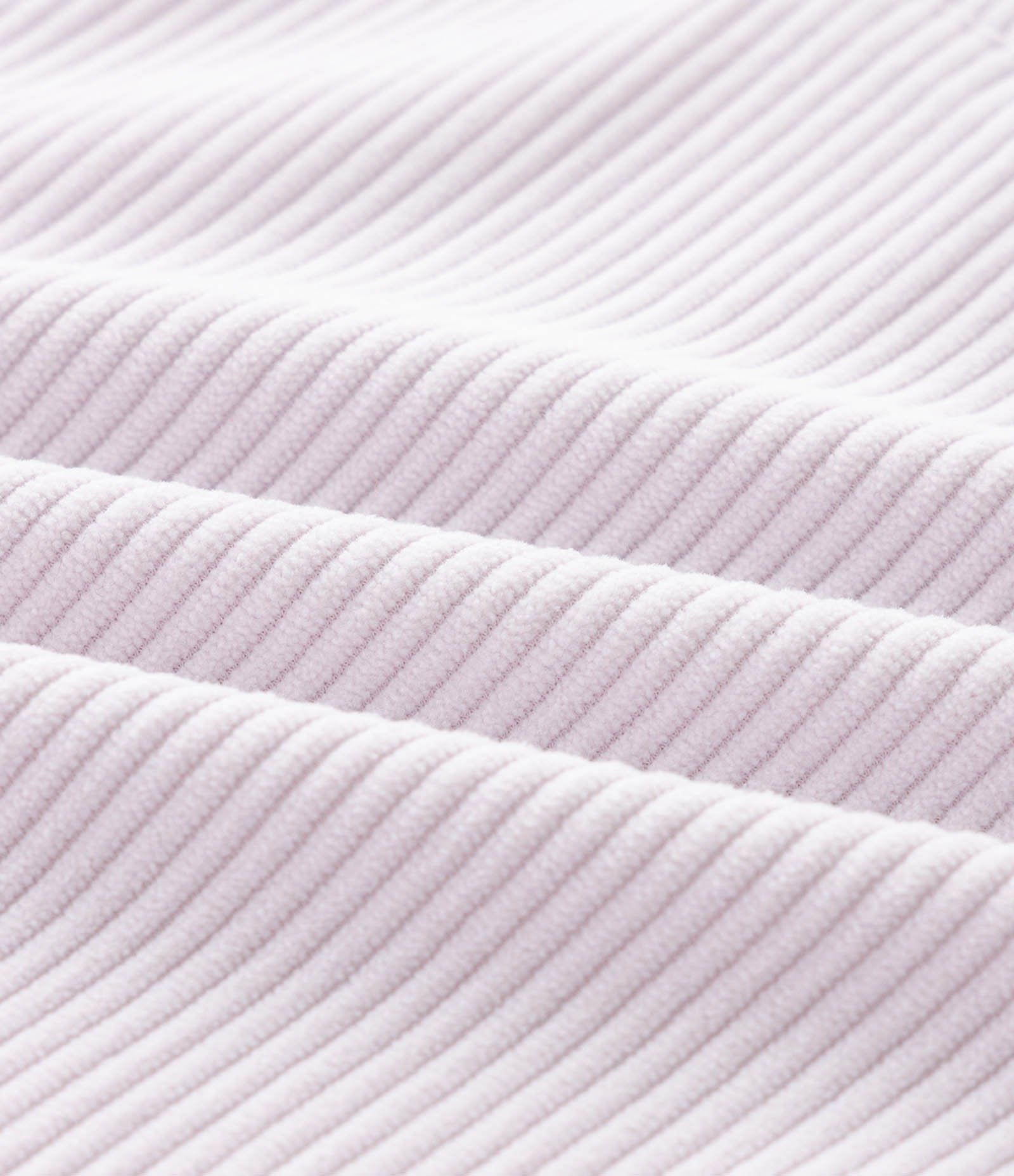 Conjunto Infantil Body e Jardineira em Cotelê com Laços – Tam 0 a 18 Meses Branco/Lilás 5