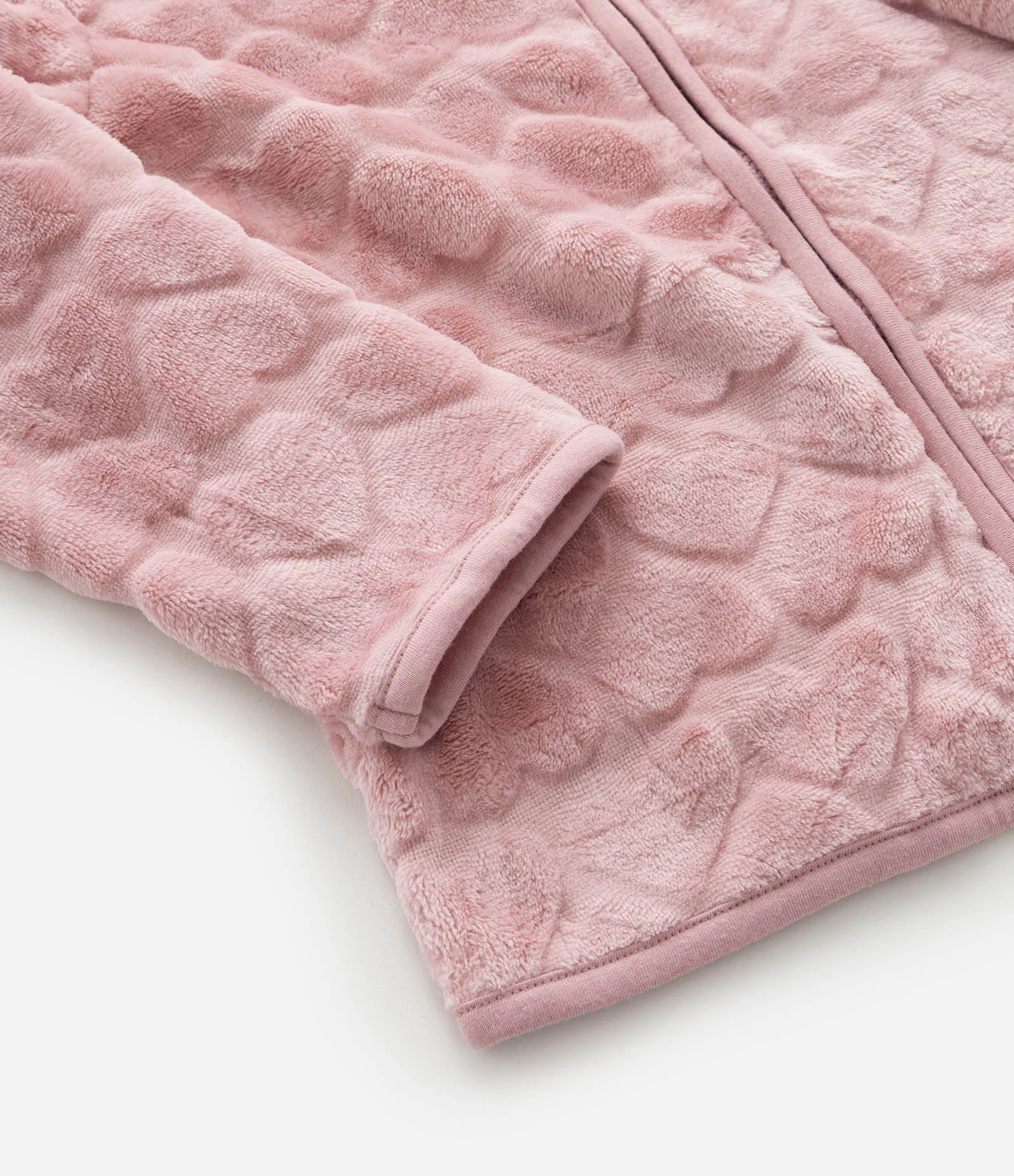 Jaqueta Infantil com Capuz e Relevo de Corações – Tam 5 a 16 Anos Rosa Claro 7