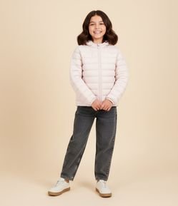 Jaqueta Infantil Puffer em Microfibra com Capuz – Tam 5 a 16 Anos