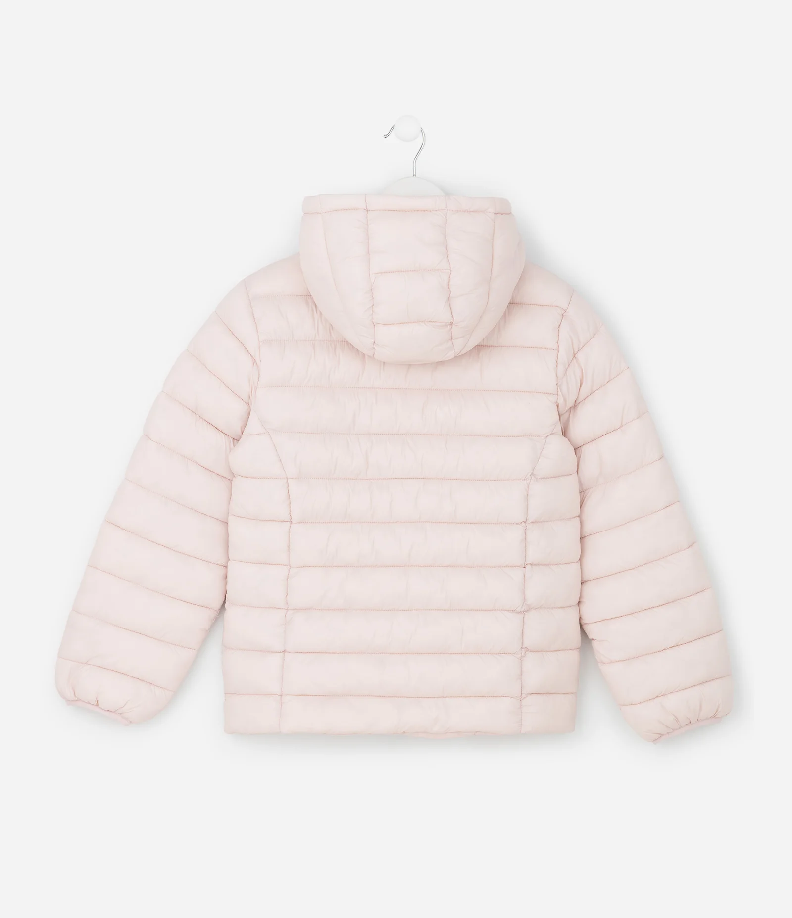 Jaqueta Infantil Puffer em Microfibra com Capuz – Tam 5 a 16 Anos Rosa Claro 2