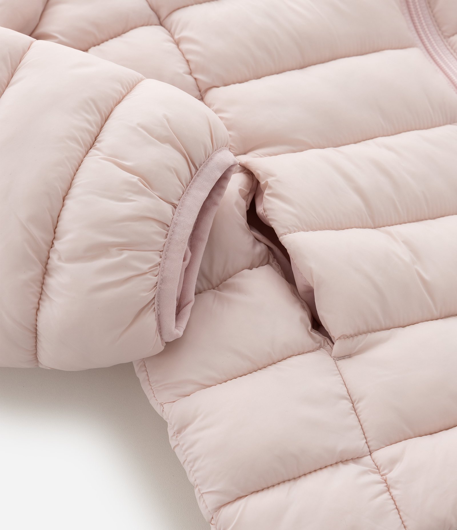 Jaqueta Infantil Puffer em Microfibra com Capuz – Tam 5 a 16 Anos Rosa Claro 4