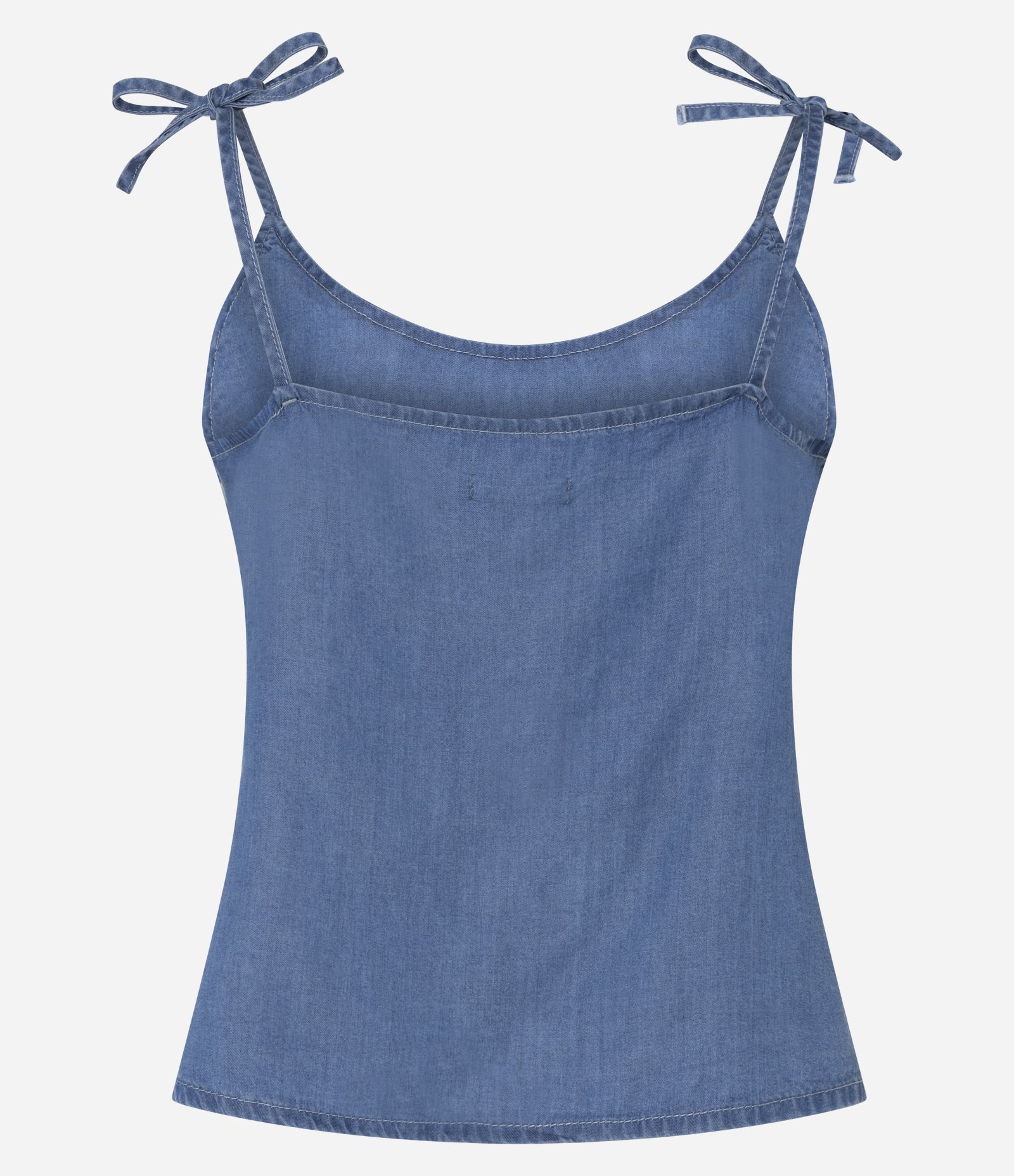 Blusa de Alça Laço em Liocel com Bordado Floral Médio 8