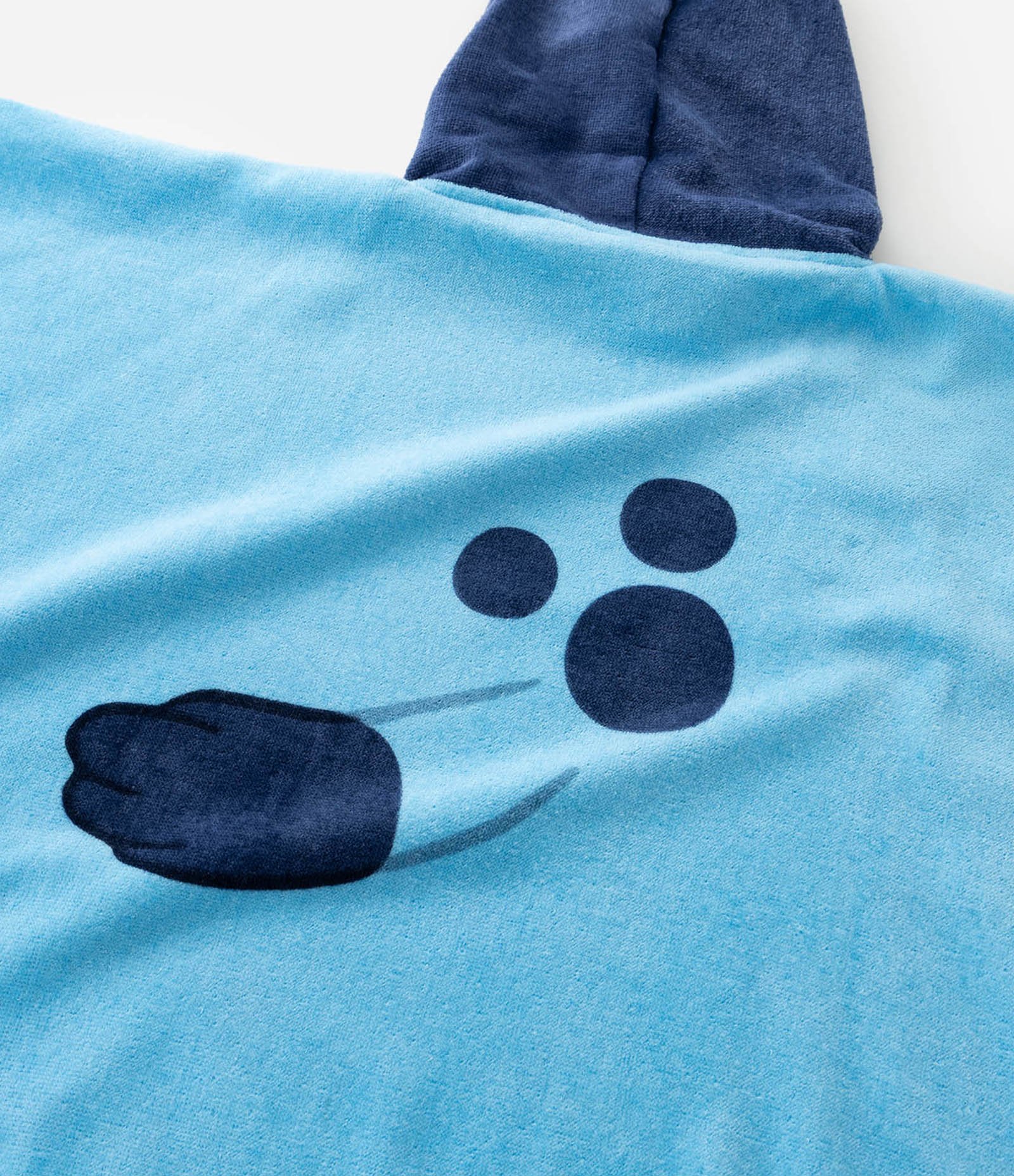 Poncho Infantil Atoalhado com Capuz e Estampa Bluey - Tam Único Azul 4