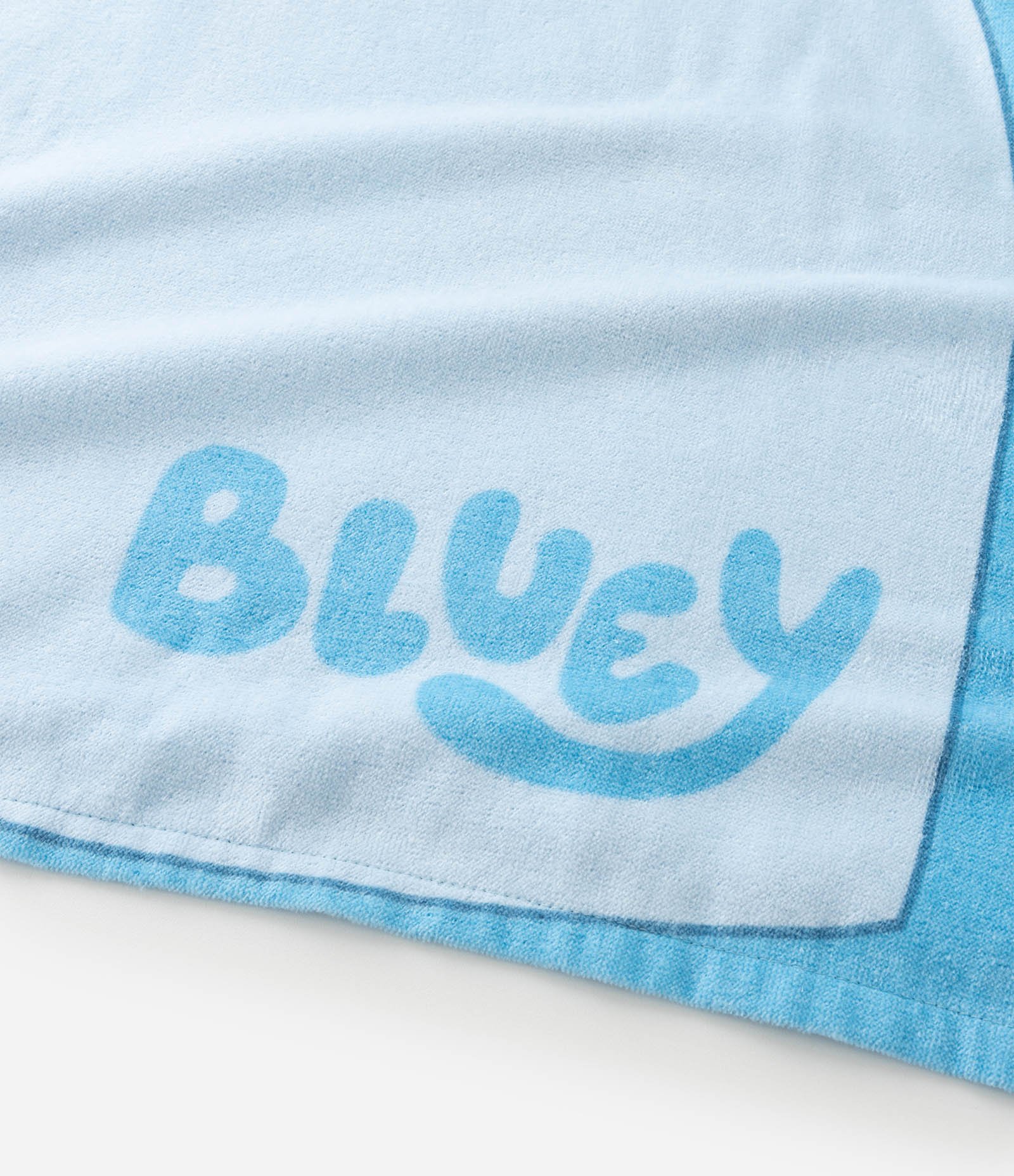 Poncho Infantil Atoalhado com Capuz e Estampa Bluey - Tam Único Azul 5