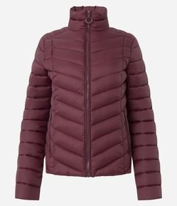 Jaqueta Puffer Ultra Leve em Poliamida com Saquinho de Guardar