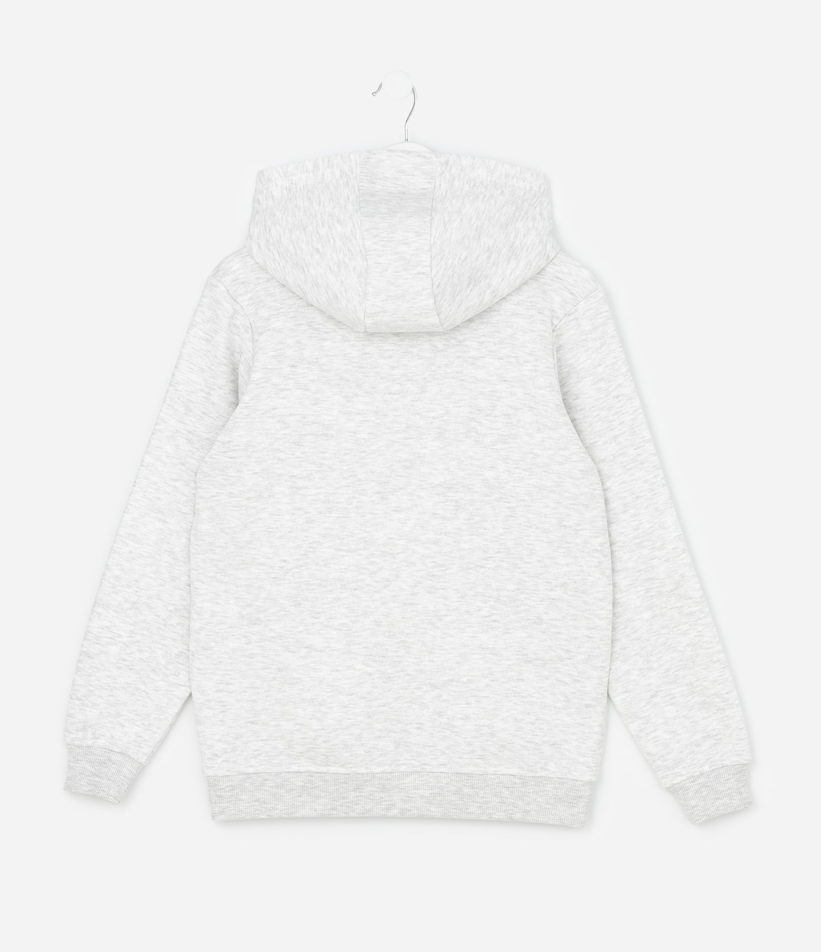 Casaco Infantil Em Moletom Com Capuz e Estampa California - Tam 5 A 14 Anos Cinza 2