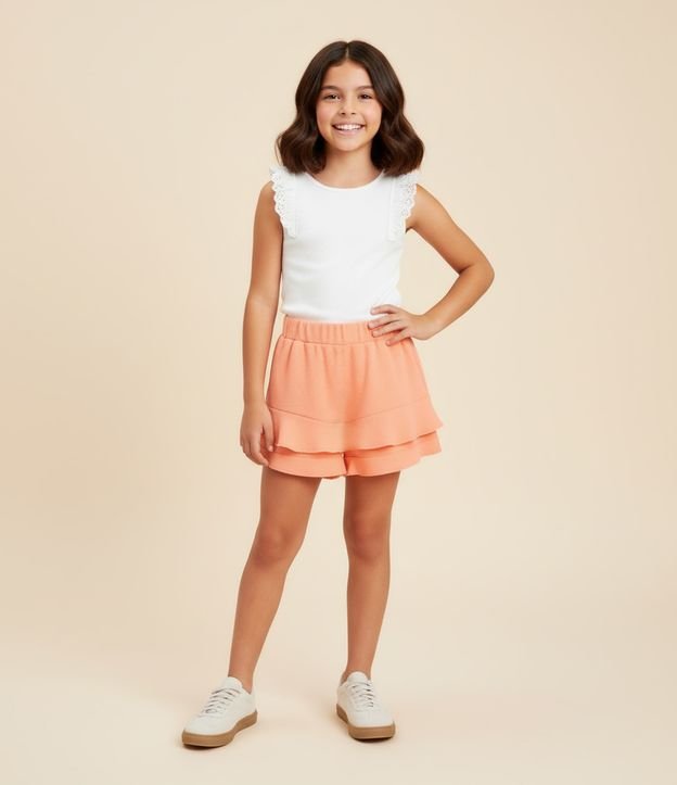 Cor: Laranja | Tamanho: 13-14