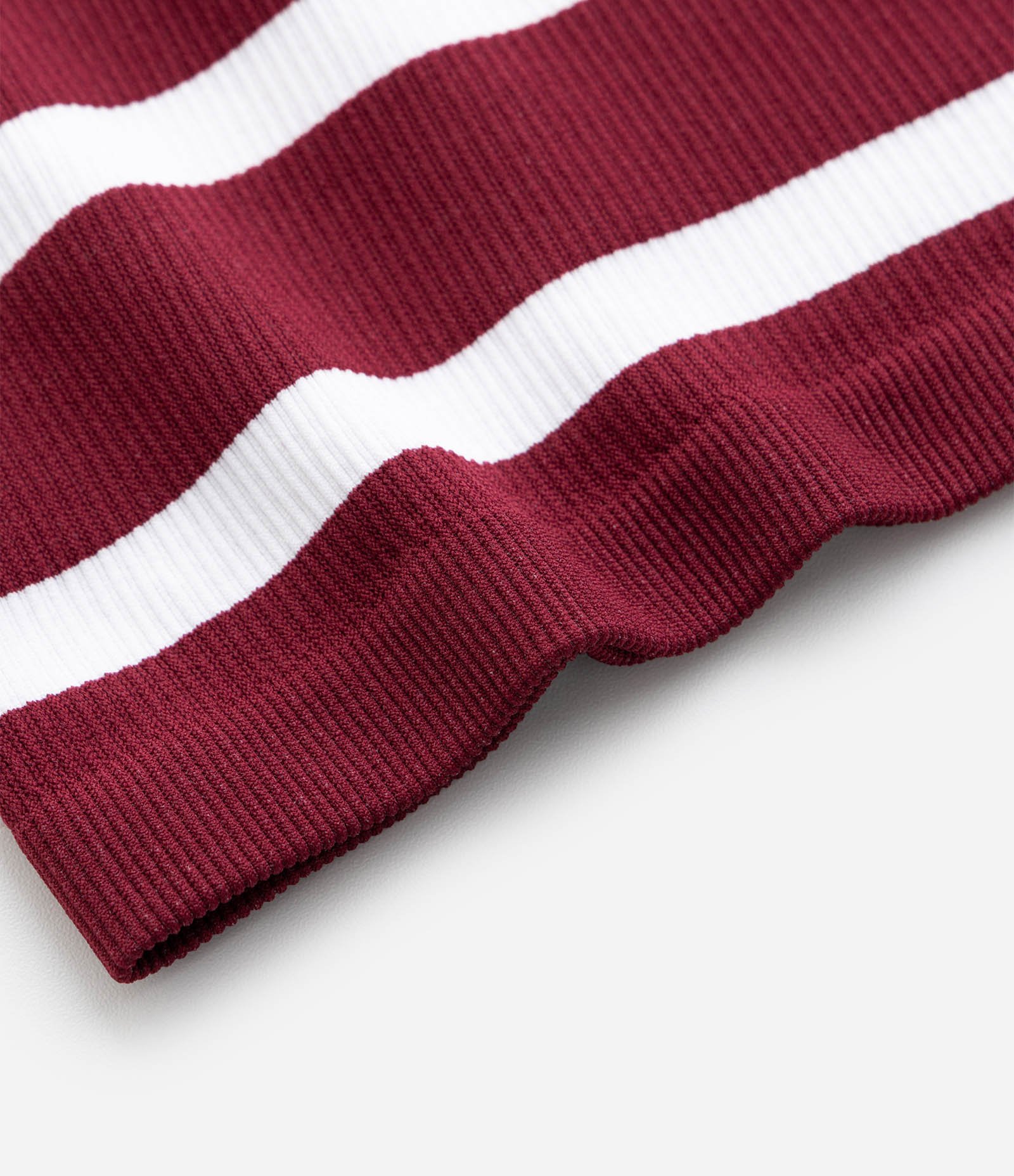 Camisa Infantil Seamless com Listras e Gola Polo - Tam 5 A 14 Anos Vermelho 4