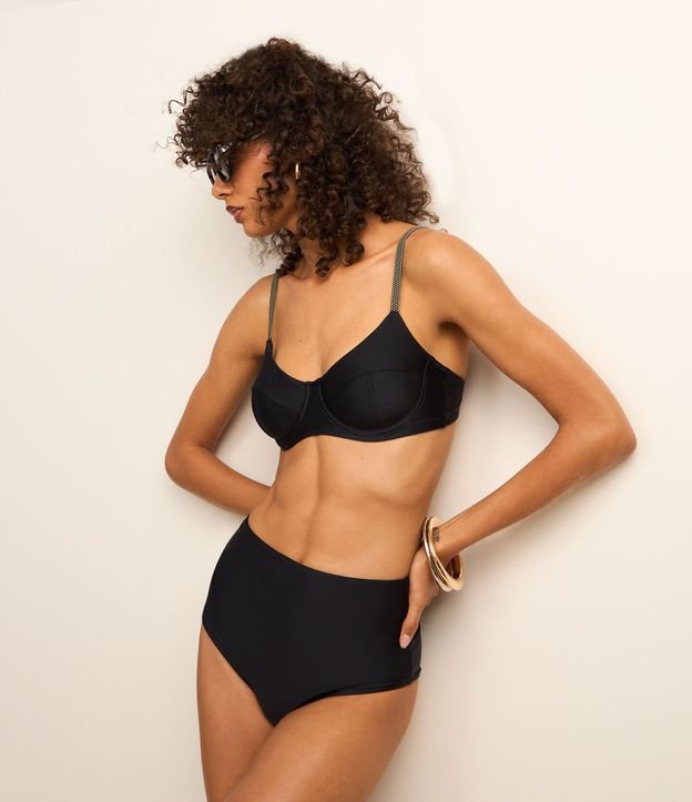 Biquíni Calcinha Hot Pants em Microfibra Básica