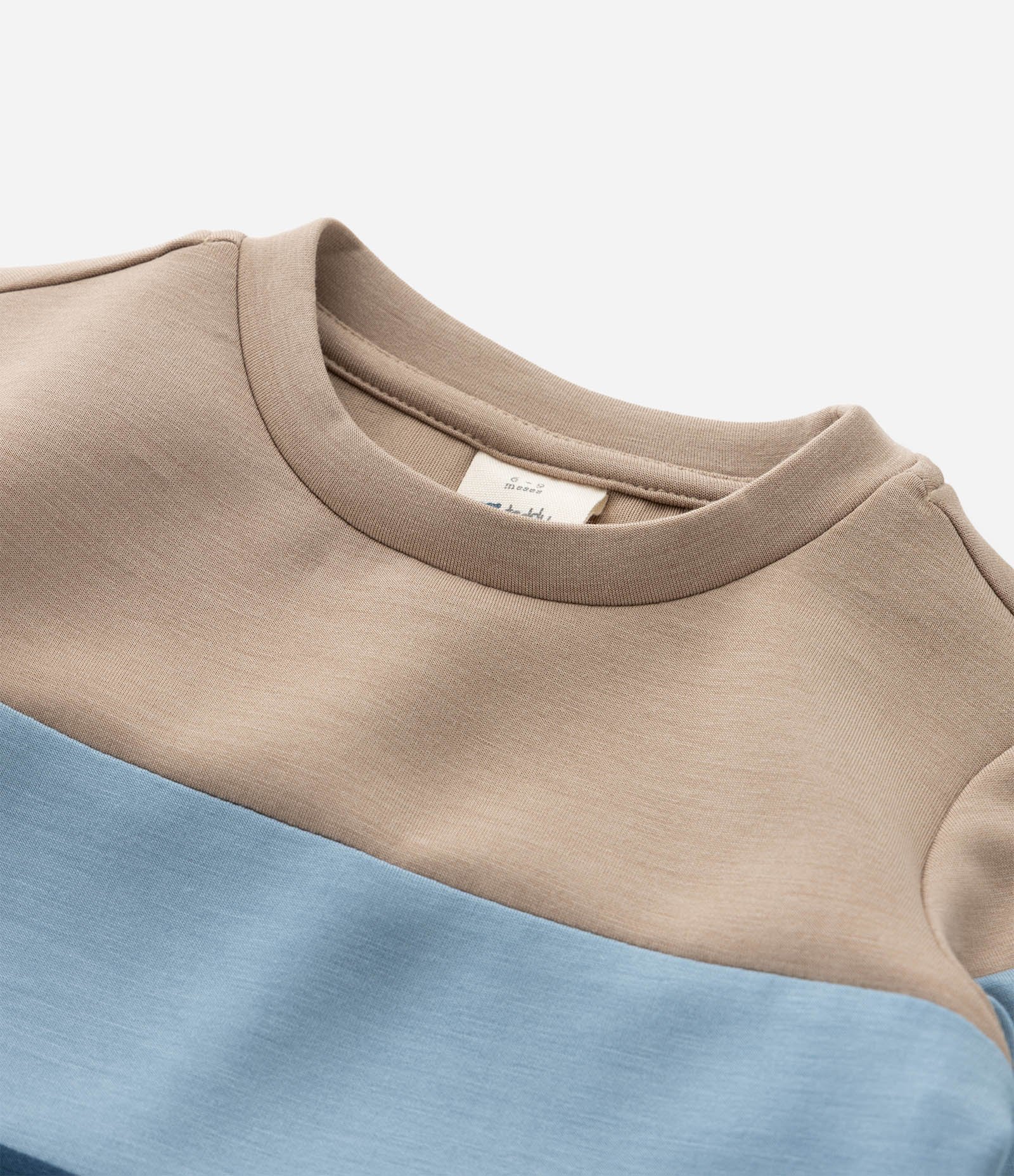 Casaco Infantil com Blocos de Cores e Manga Longa – Tam RN a 18 Meses Azul 4