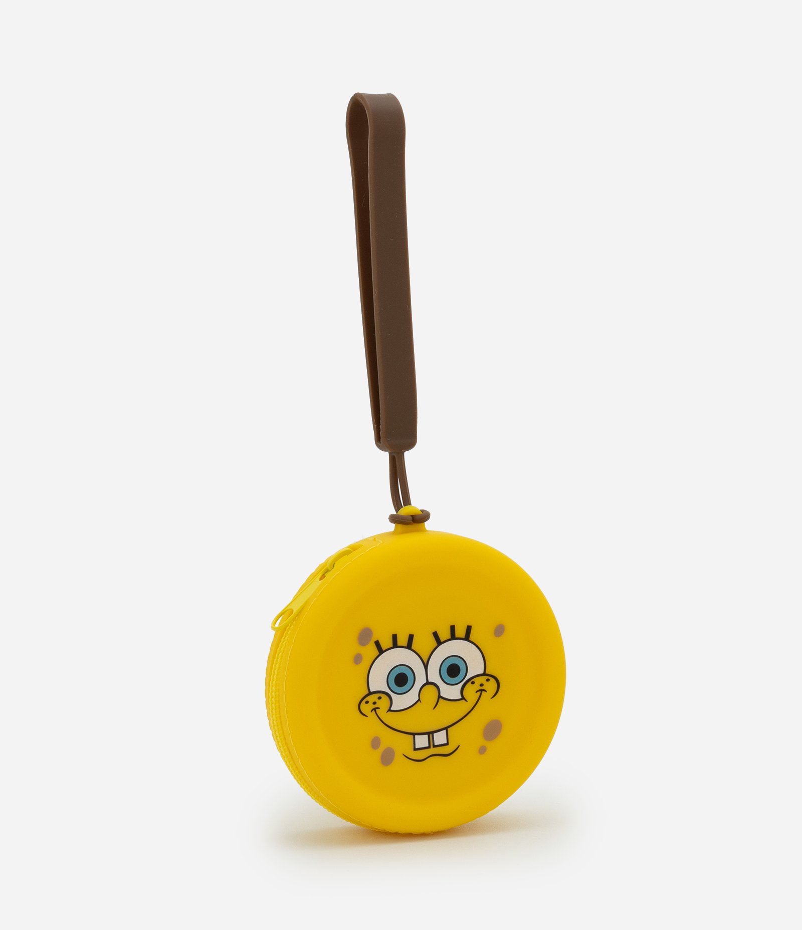 Necessaire Porta Moedas em Silicone Bob Esponja Amarelo 1