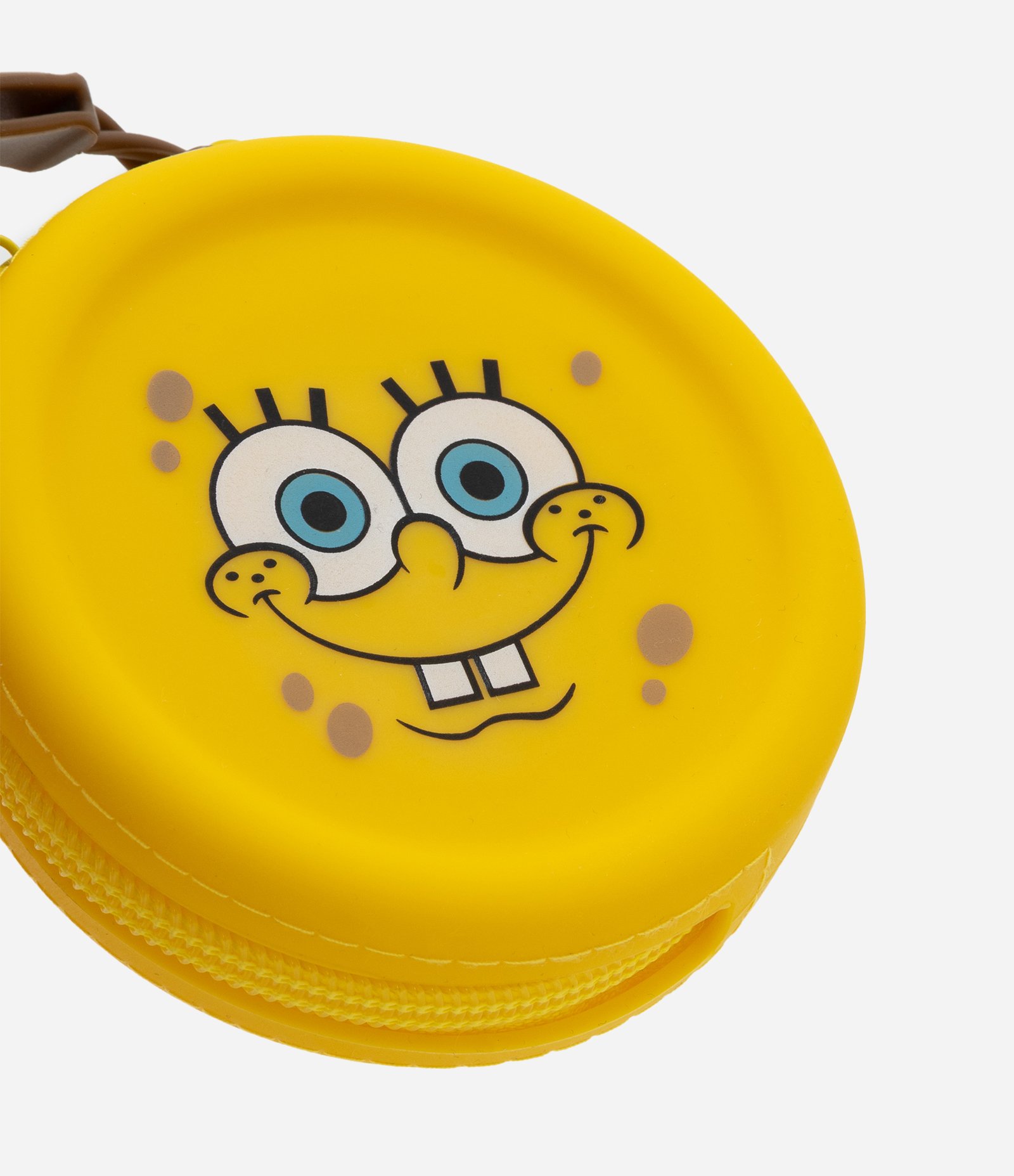 Necessaire Porta Moedas em Silicone Bob Esponja Amarelo 3