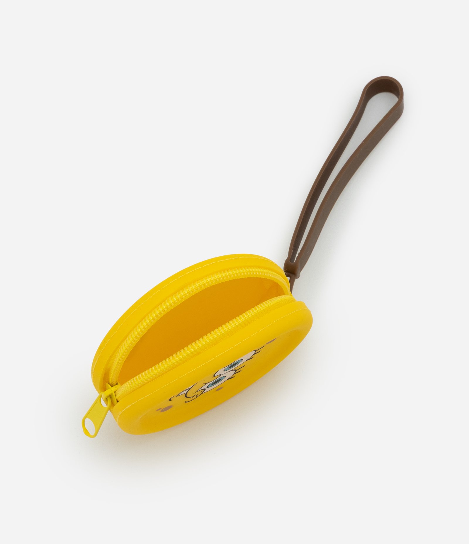 Necessaire Porta Moedas em Silicone Bob Esponja Amarelo 5