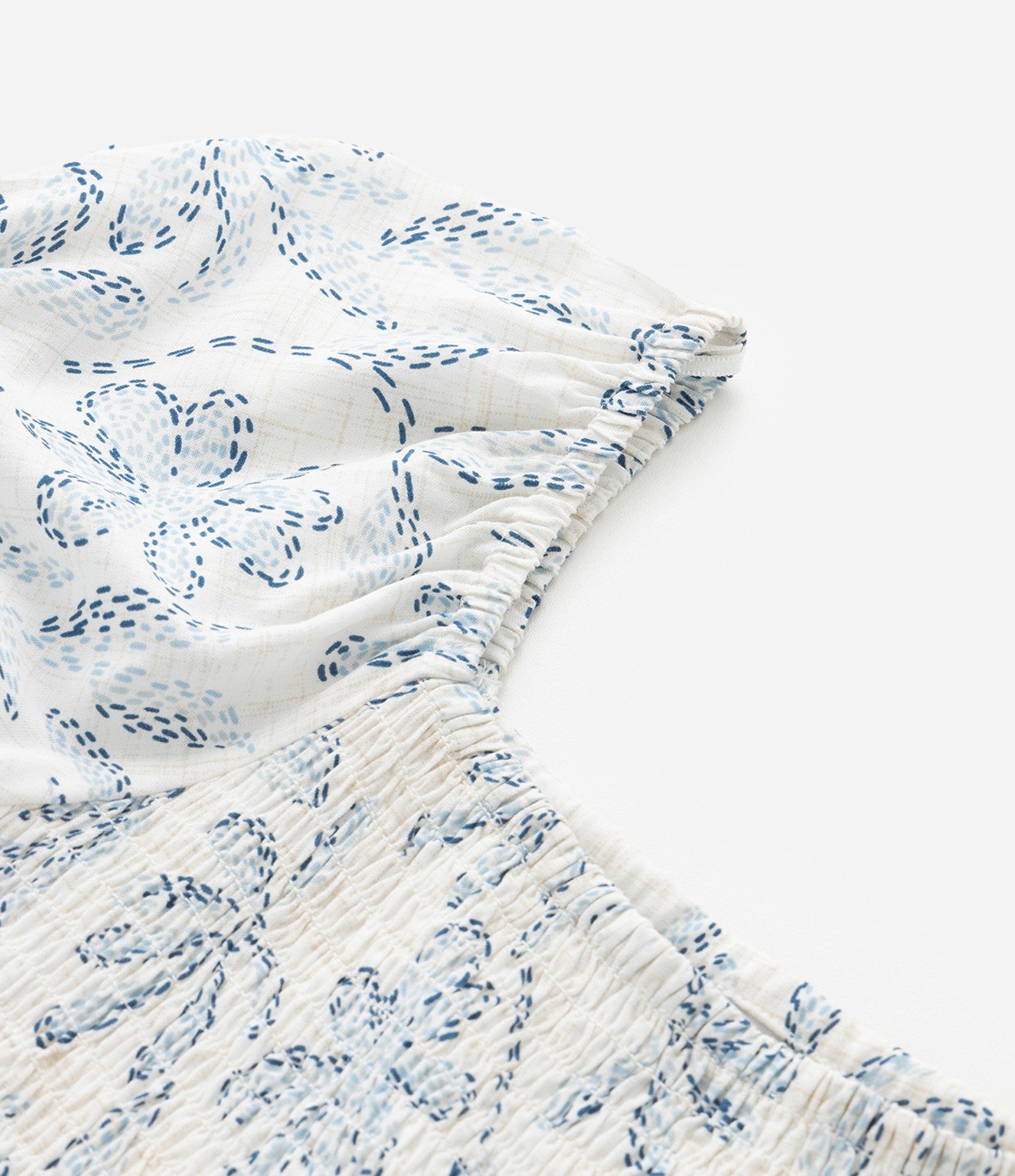 Vestido Infantil em Viscose com Manga Bufante – Tam 5 a 14 Anos Branco 5