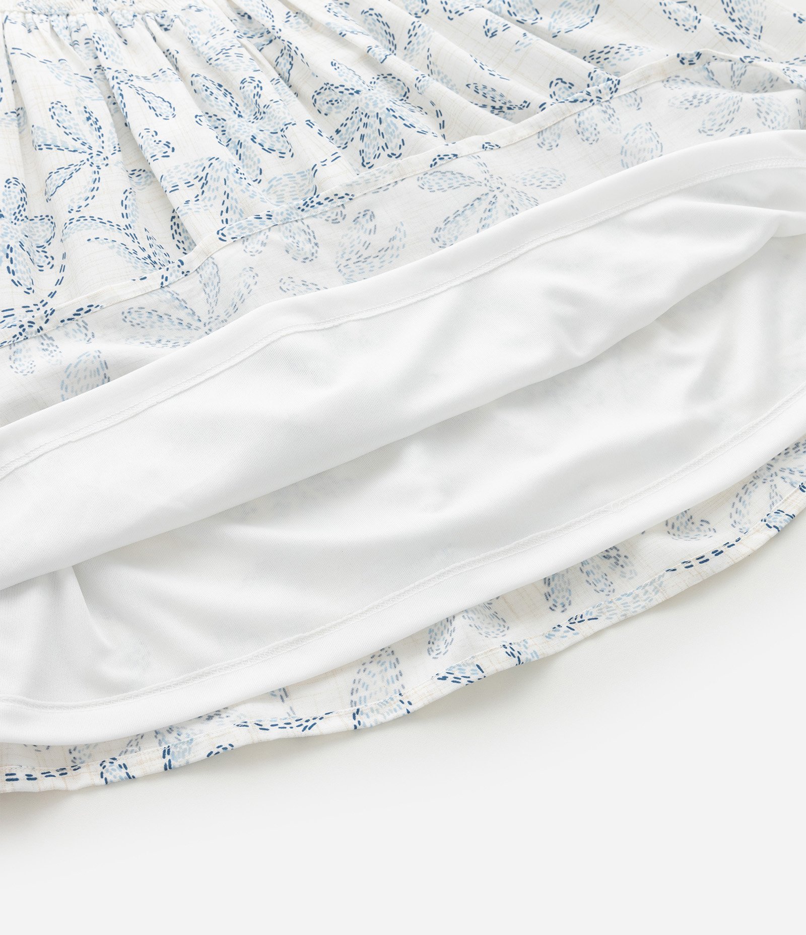 Vestido Infantil em Viscose com Manga Bufante – Tam 5 a 14 Anos Branco 6