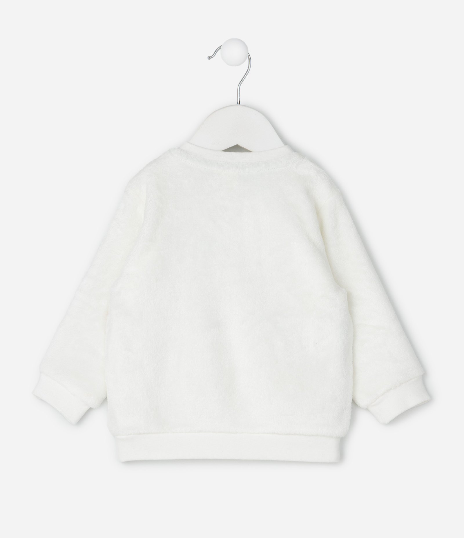 Conjunto Infantil com Bordado de Cerejas e Calça Canelada – Tam 0 a 18 Meses Verde/Branco 3