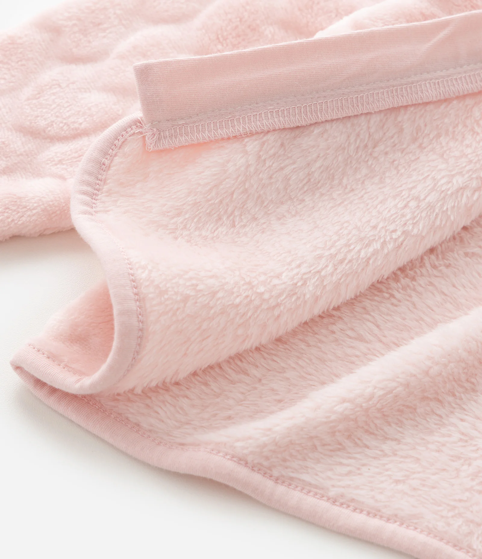 Conjunto Infantil em Fleece Texturizado com Jaqueta e Calça – Tam 0 a 18 Meses Rosa Claro 11