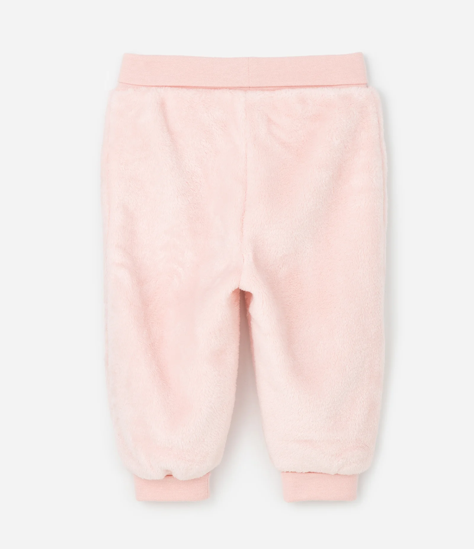 Conjunto Infantil em Fleece Texturizado com Jaqueta e Calça – Tam 0 a 18 Meses Rosa Claro 5