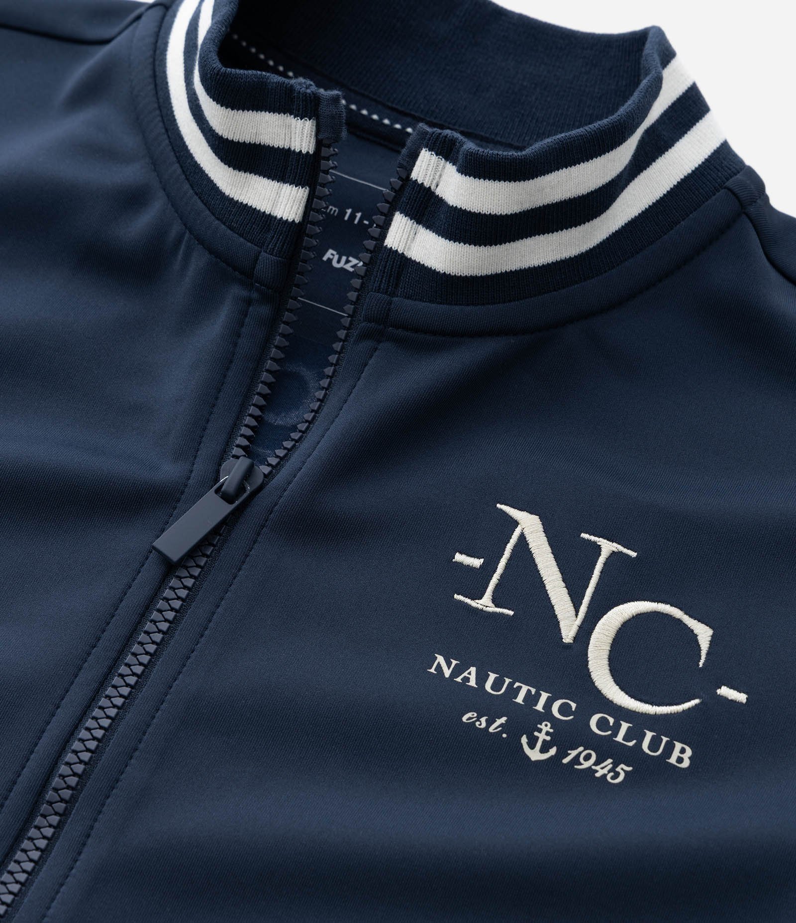 Casaco Infantil em Helanca com Bordado Nautic Club – Tam 5 a 14 Anos Azul Marinho 6