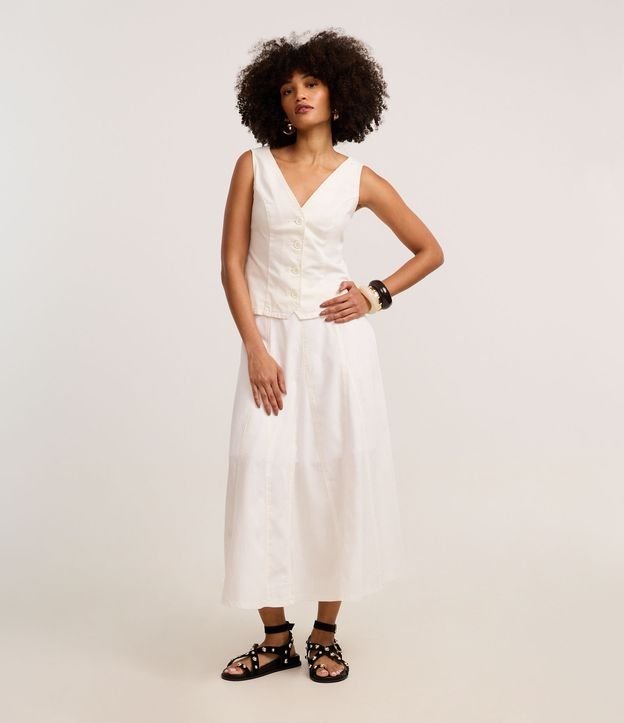 Cor: Off White | Tamanho: 46