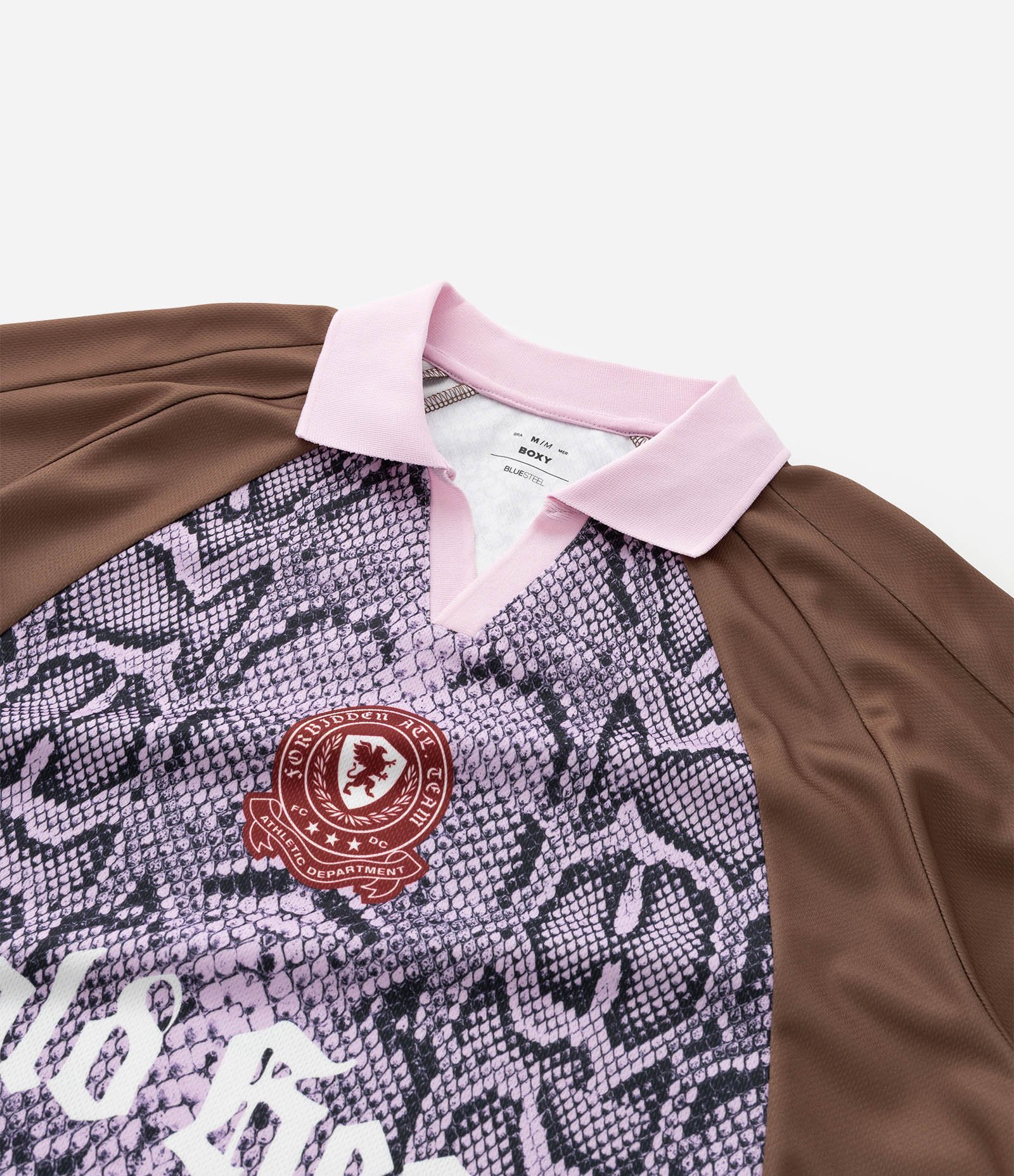 Camisa Boxy Esportiva em Microfibra com Estampa Animal Print Lilás 5