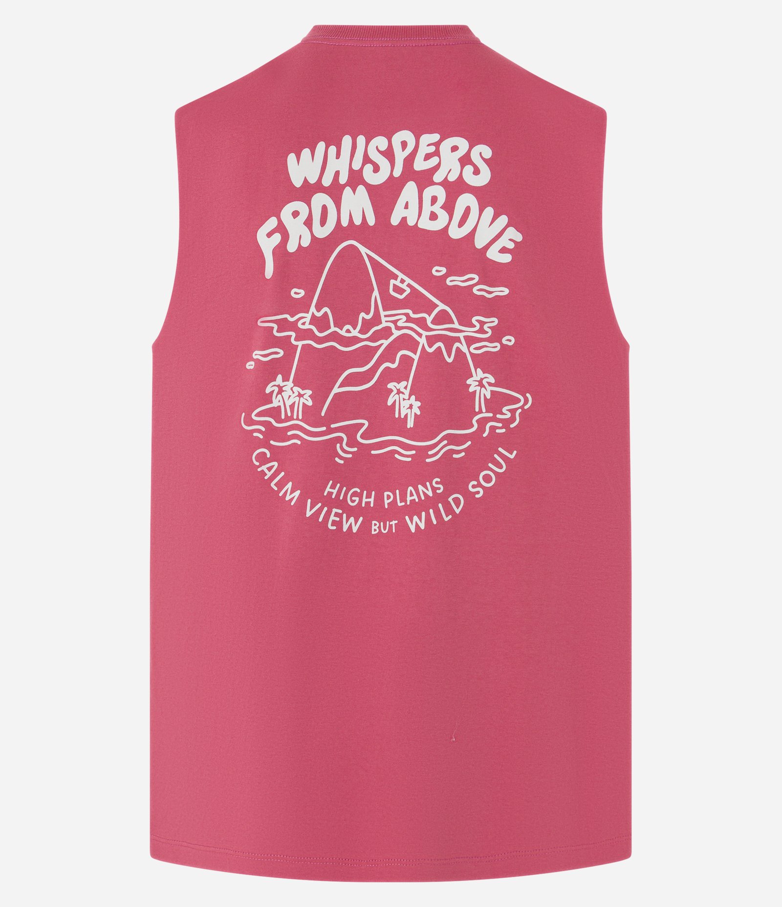 Regata Comfort em Algodão com Estampa Lettering Whispers From Above Rosa 6