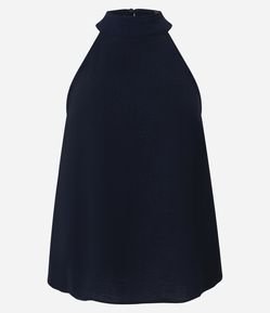 Blusa em Airflow com Gola Halter