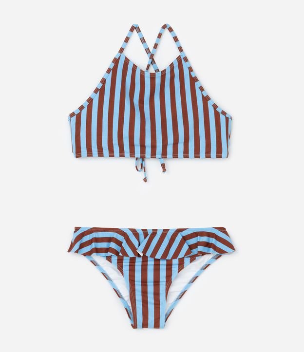 Cor: Azul/Marrom | Tamanho: 11-12