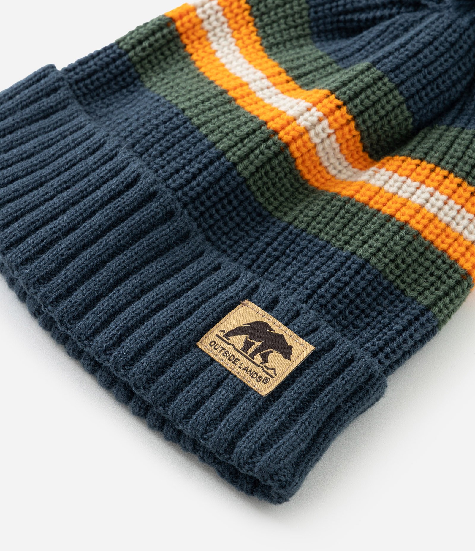 Touca Infantil em Tricô Listrado com Pompom – Tam U Multicores 3