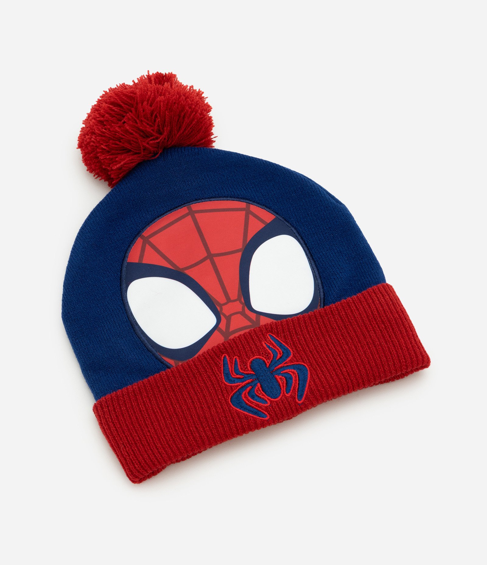 Gorro Infantil Spidey com Pompom - Tam U Vermelho 1