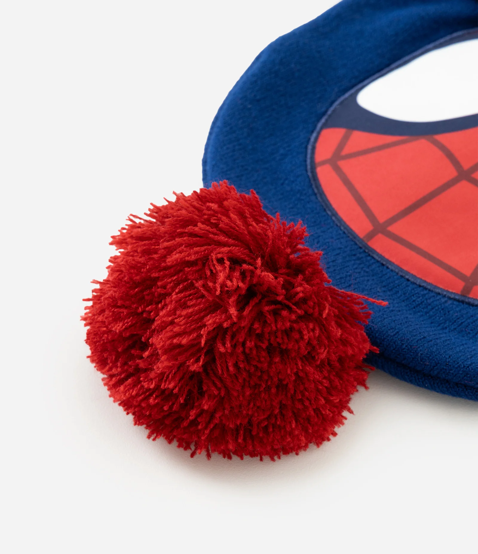 Gorro Infantil Spidey com Pompom - Tam U Vermelho 2
