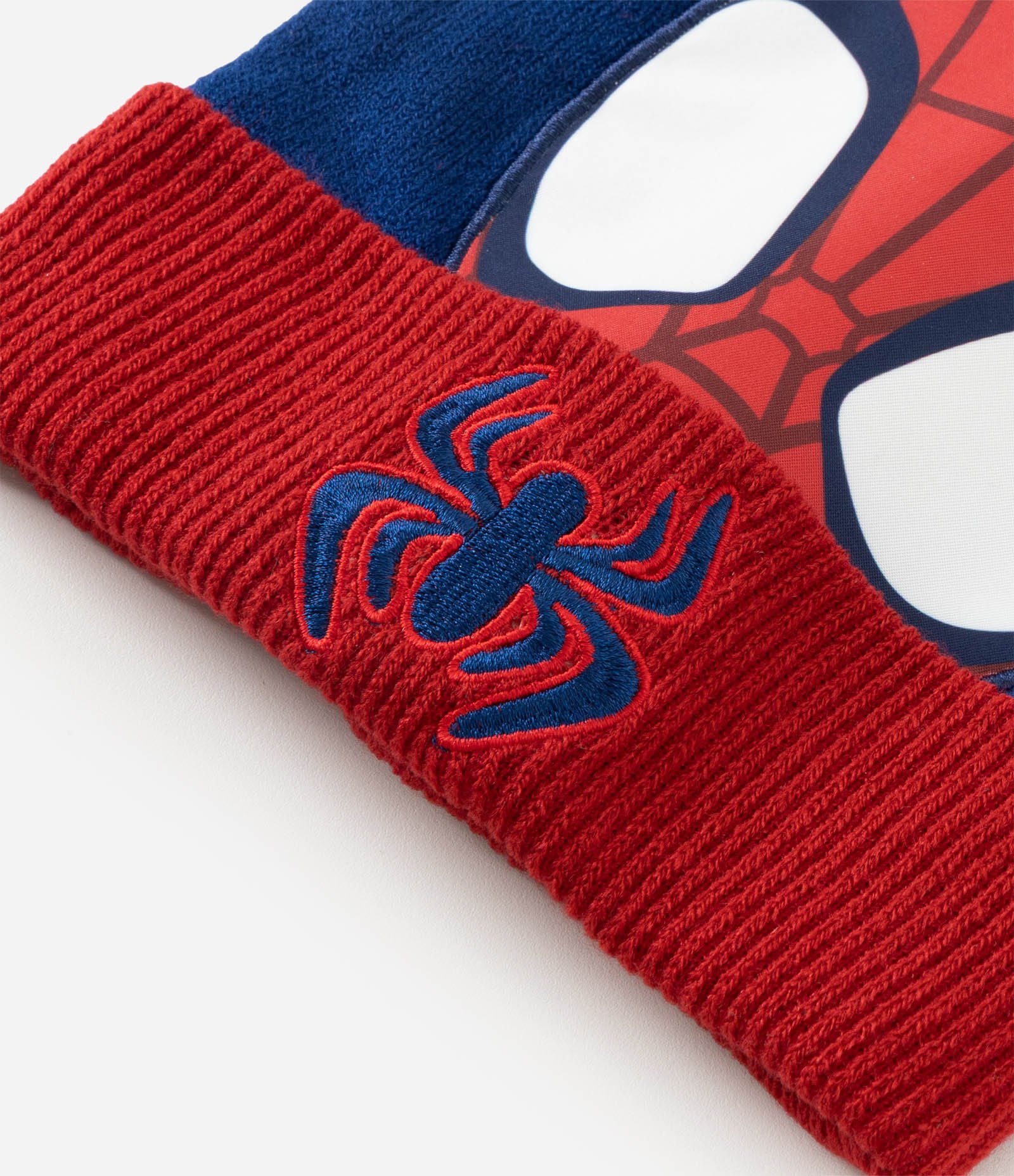 Gorro Infantil Spidey com Pompom - Tam U Vermelho 3